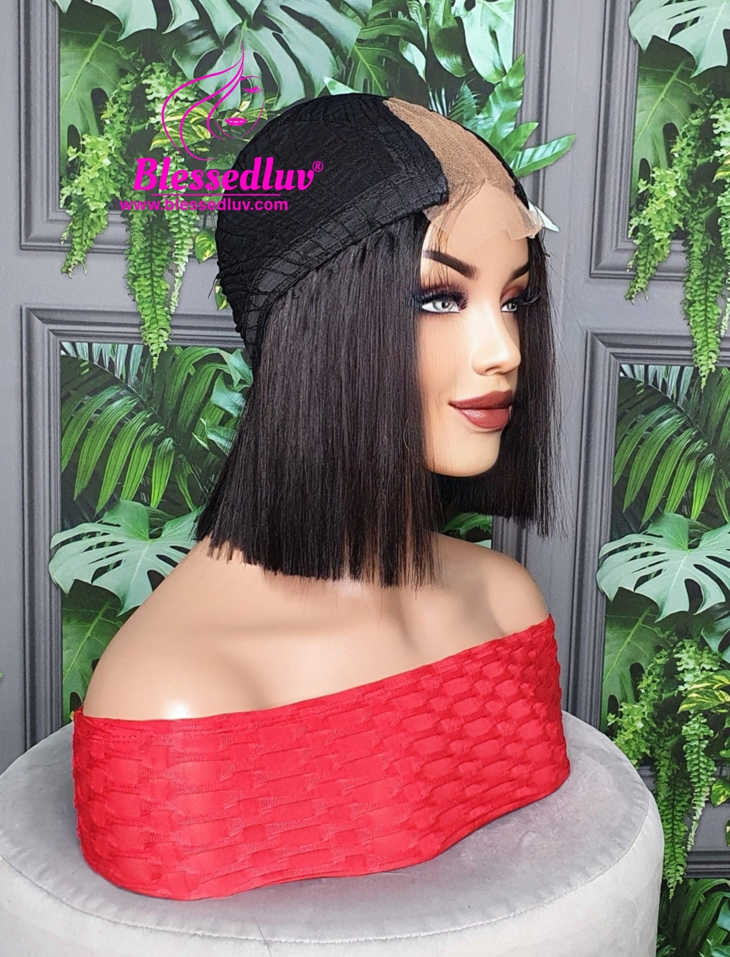 Rachel - Raw VietnameseBlunt Cut Bob Wig - SALE-Wigs-www.blessedluv.com-Brazilianweave.com