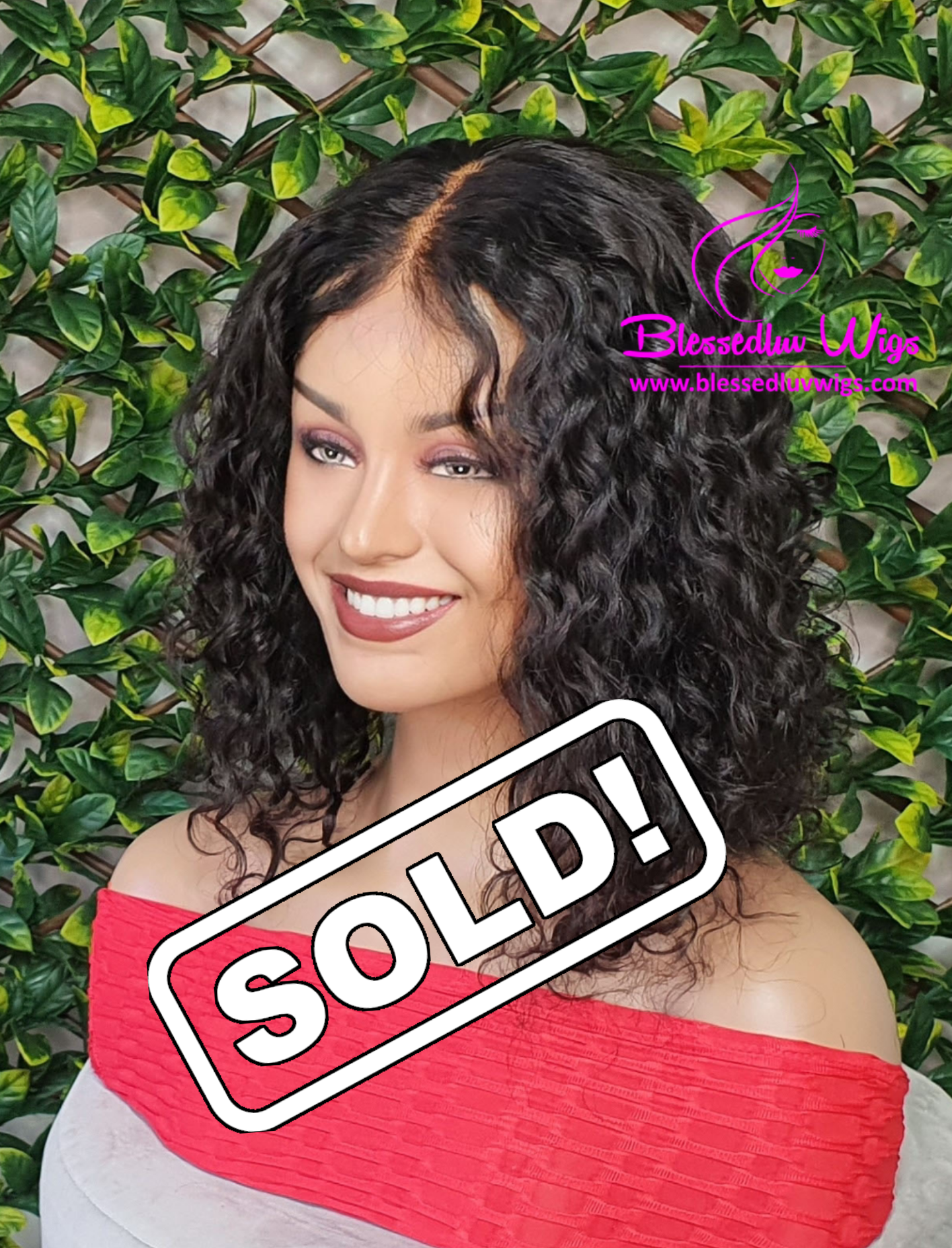 Maria - Short Curly Brazilian Lace Closure Wig Sale-Wigs-www.brazilianweave.com-Brazilianweave.com