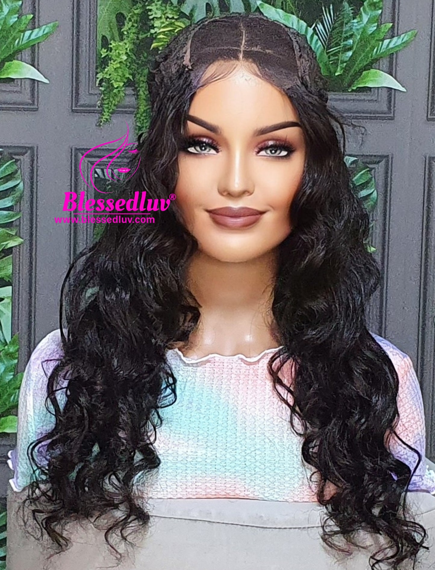 Oliva - Curly Closure Wig Brazilian Hair-Wigs-www.blessedluv.com-Brazilianweave.com