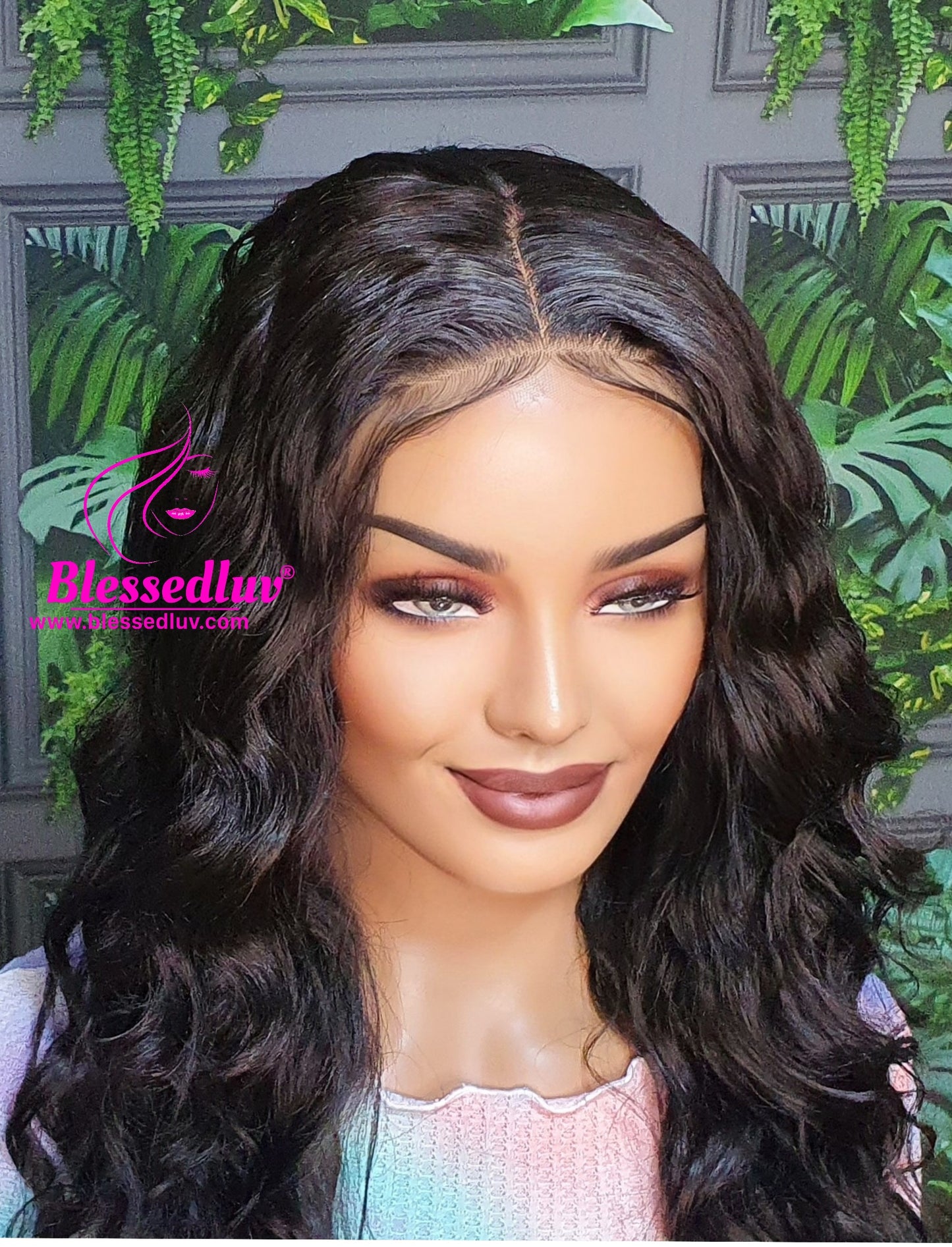 Oliva - Curly Closure Wig Brazilian Hair-Wigs-www.blessedluv.com-Brazilianweave.com