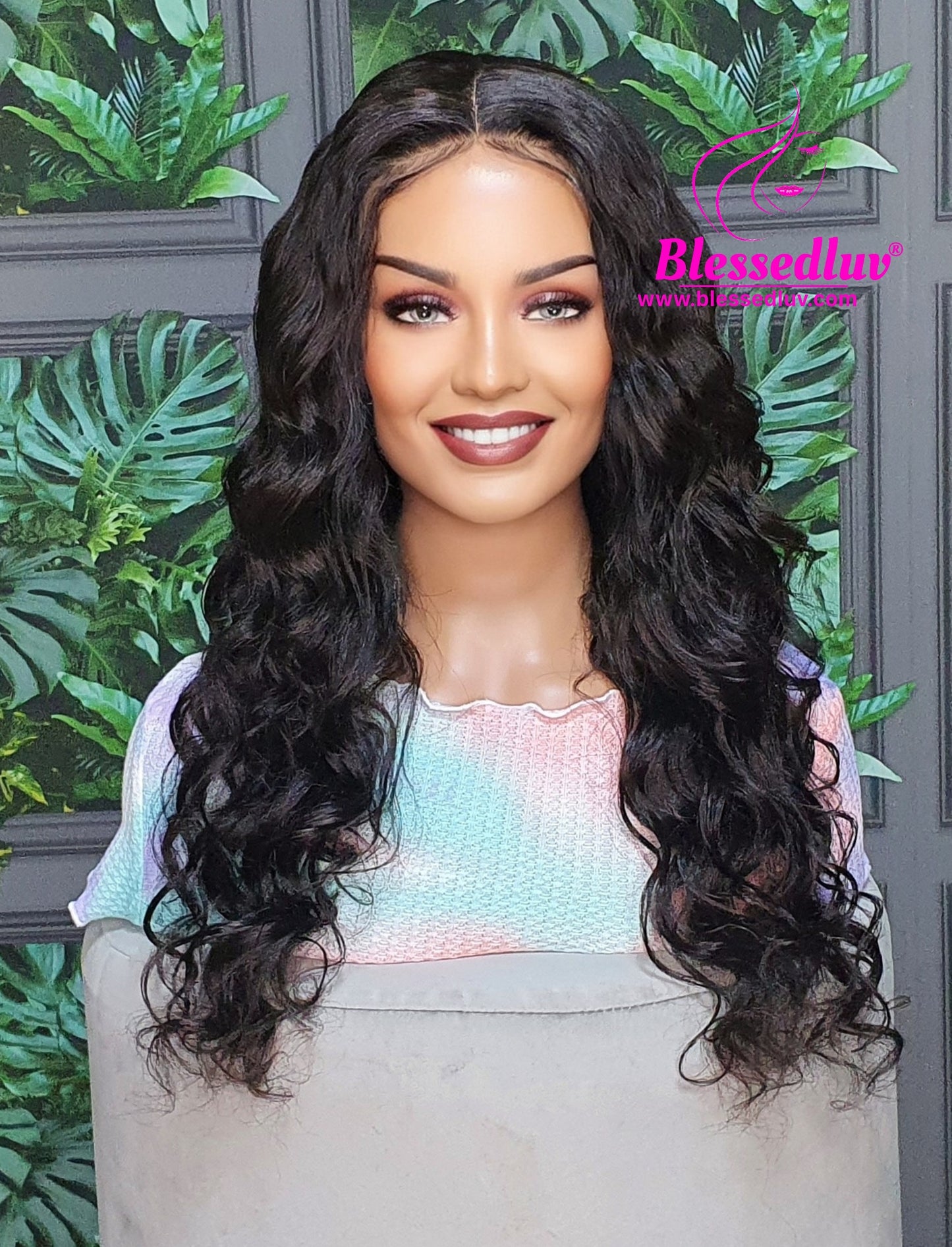 Oliva - Curly Closure Wig Brazilian Hair-Wigs-www.blessedluv.com-Brazilianweave.com