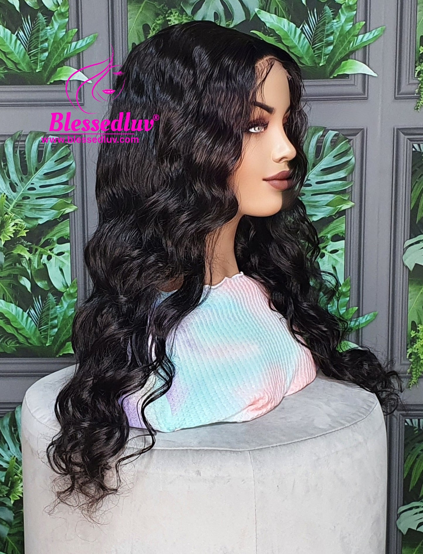 Oliva - Curly Closure Wig Brazilian Hair-Wigs-www.blessedluv.com-Brazilianweave.com