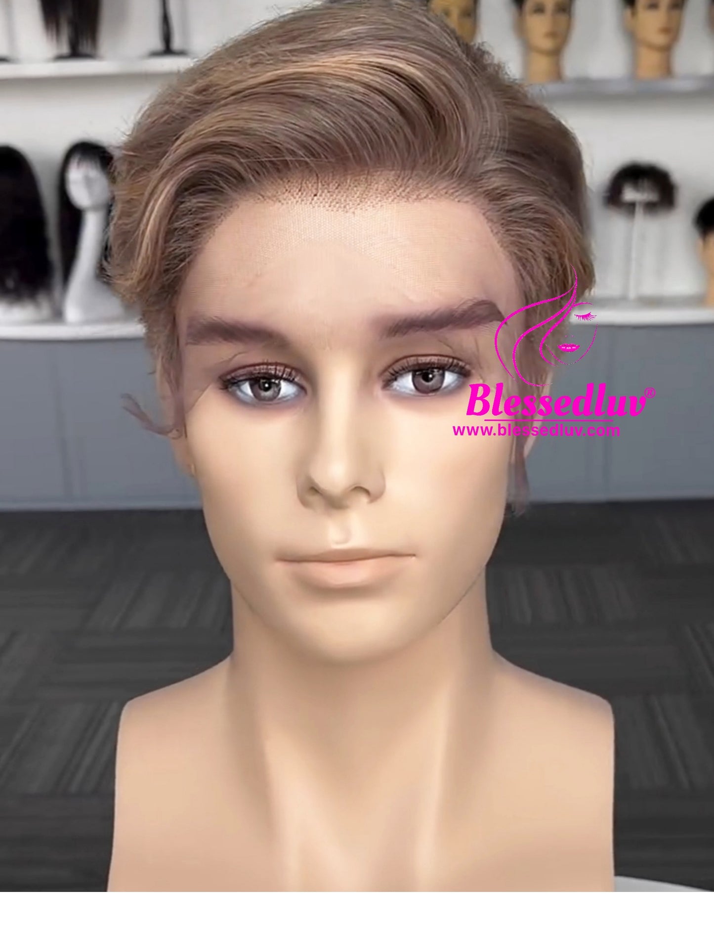 Justin - Men Full Lace Wig-WIG-Blessedluv.com-Brazilianweave.com