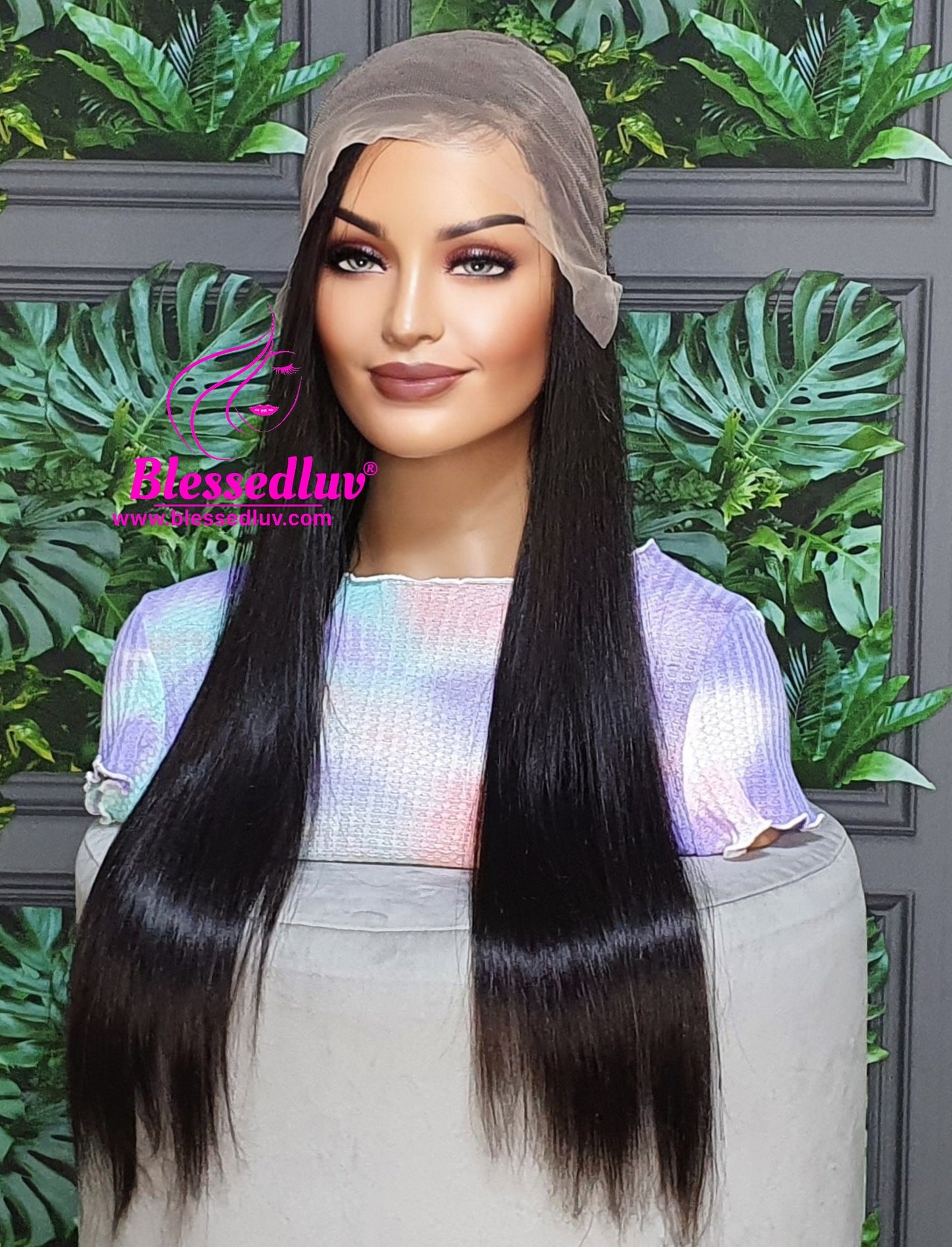 Lina - Raw Straight Virgin Frontal Wig-Wigs-www.blessedluv.com-Brazilianweave.com