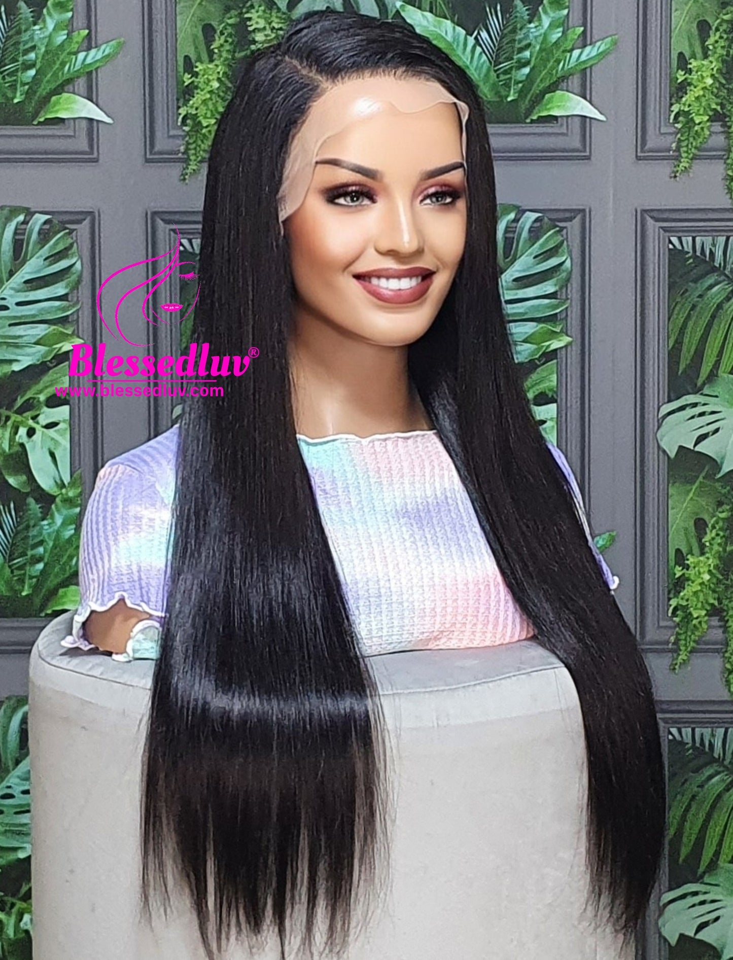 Lina - Raw Straight Virgin Frontal Wig-Wigs-www.blessedluv.com-Brazilianweave.com