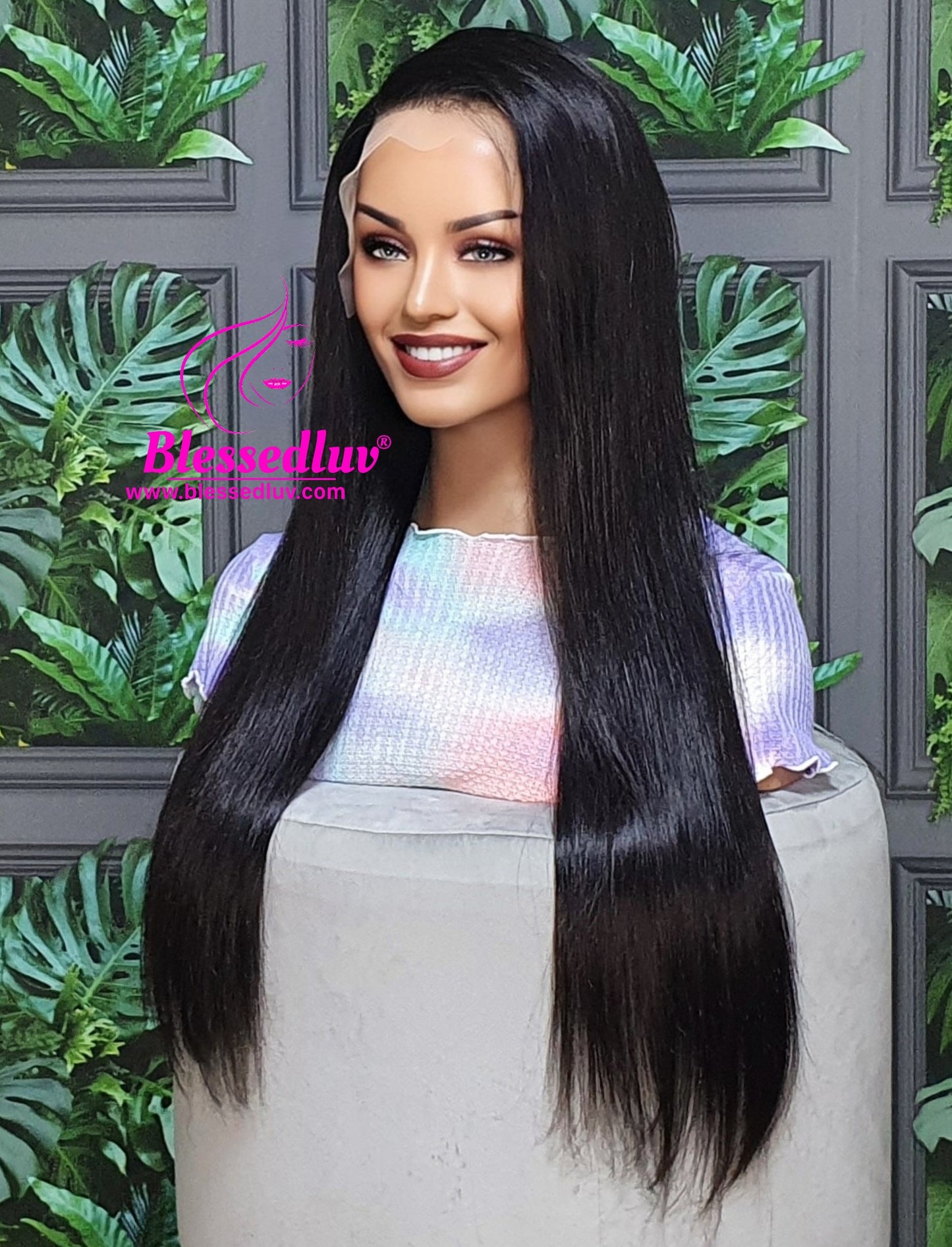 Lina - Raw Straight Virgin Frontal Wig-Wigs-www.blessedluv.com-Brazilianweave.com
