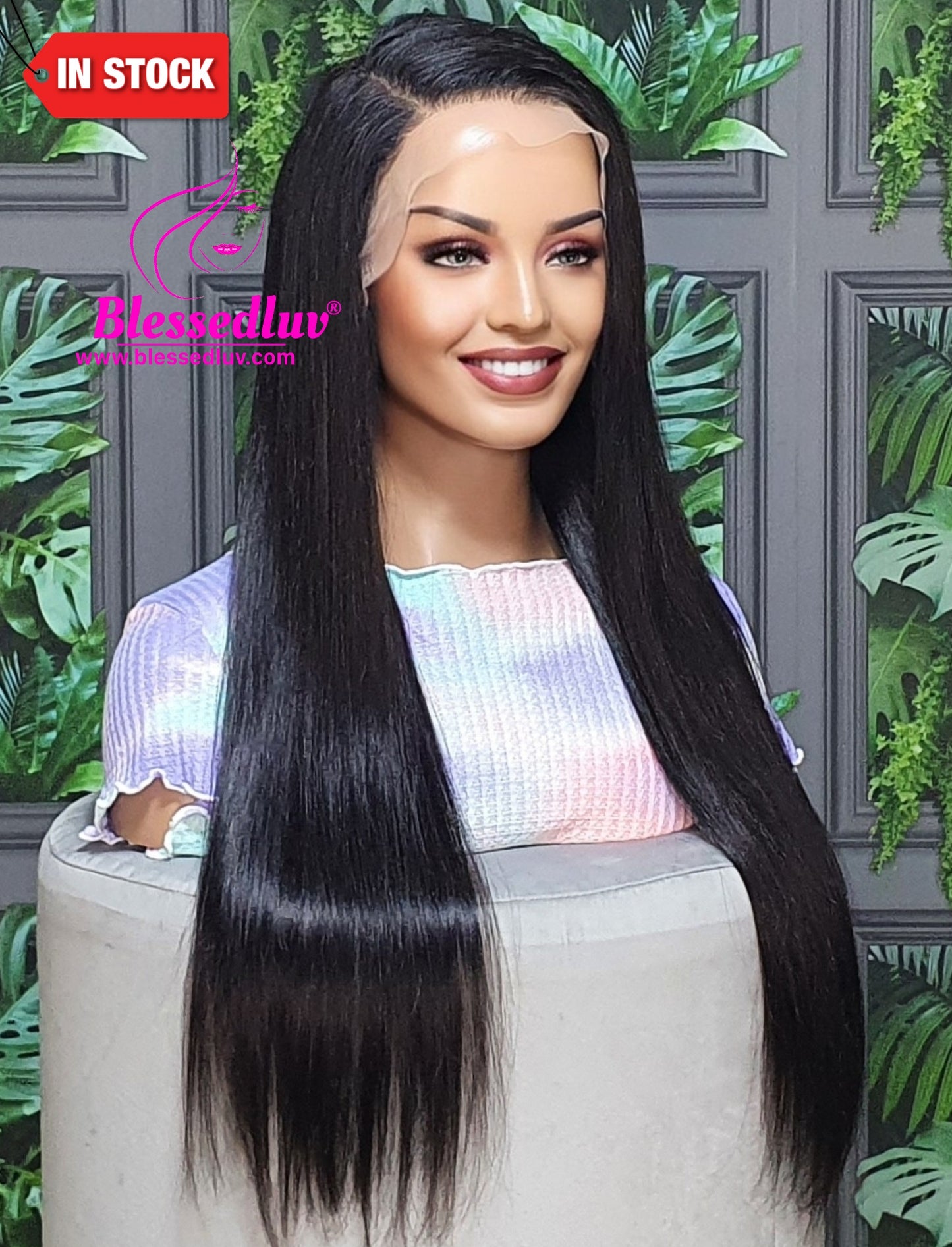 Lina - Raw Straight Virgin Frontal Wig-Wigs-www.blessedluv.com-Brazilianweave.com