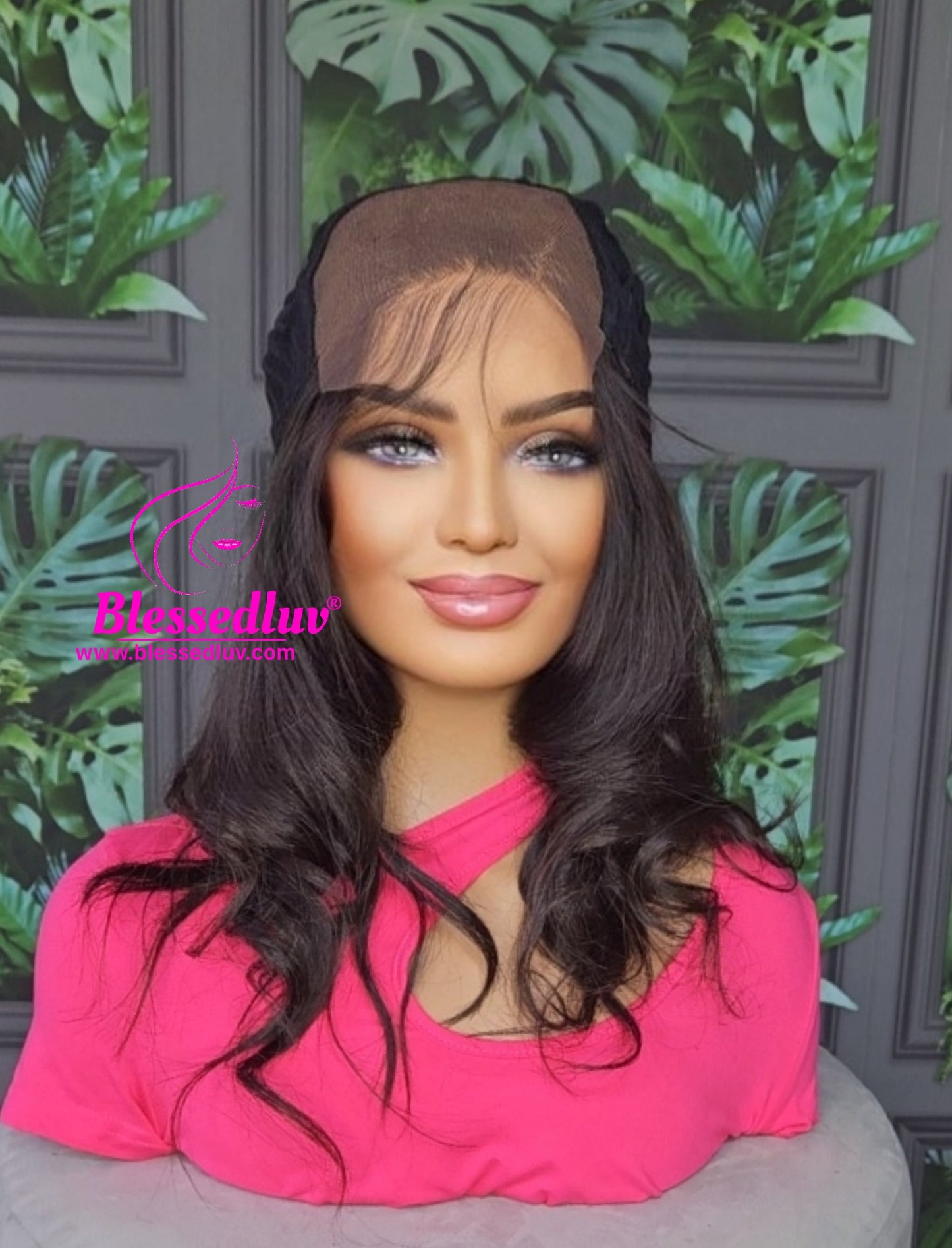 Lucy - Raw Brazilian Virgin Closure Wig-Wigs-www.blessedluv.com-Brazilianweave.com