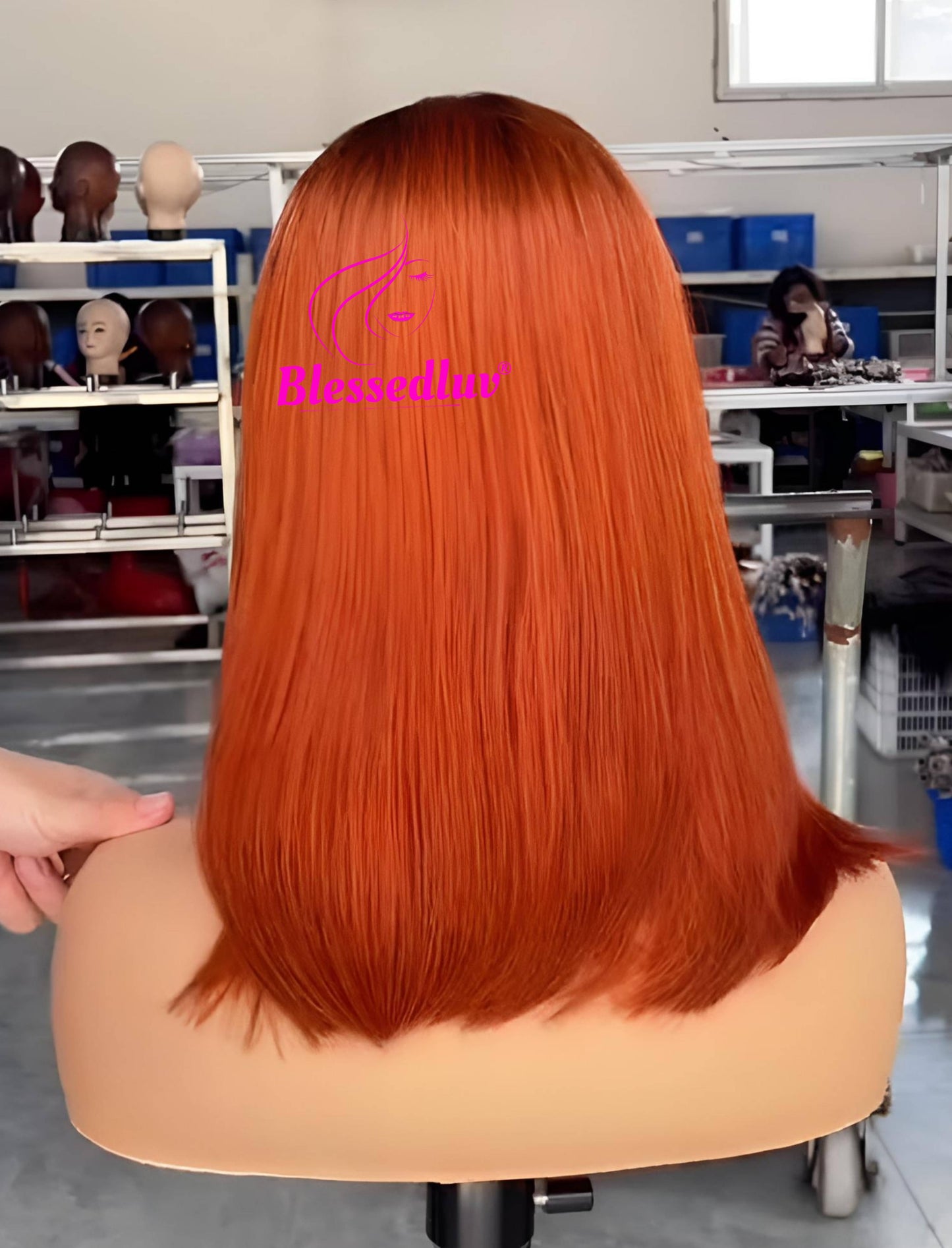 Marsha - HD Lace Frontal Ombre Bob Wig-Wig-Blessedluv.com-Brazilianweave.com