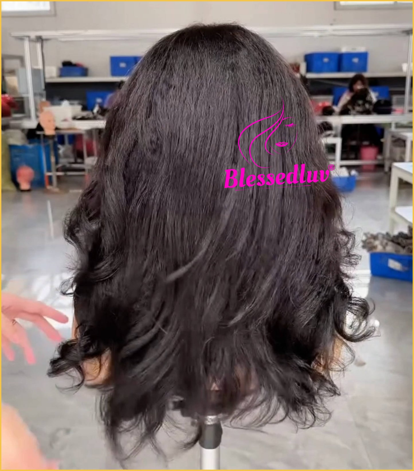 Sharon - Hd Lace Frontal - Kinky Straight-Wig-Blessedluv.com-Brazilianweave.com