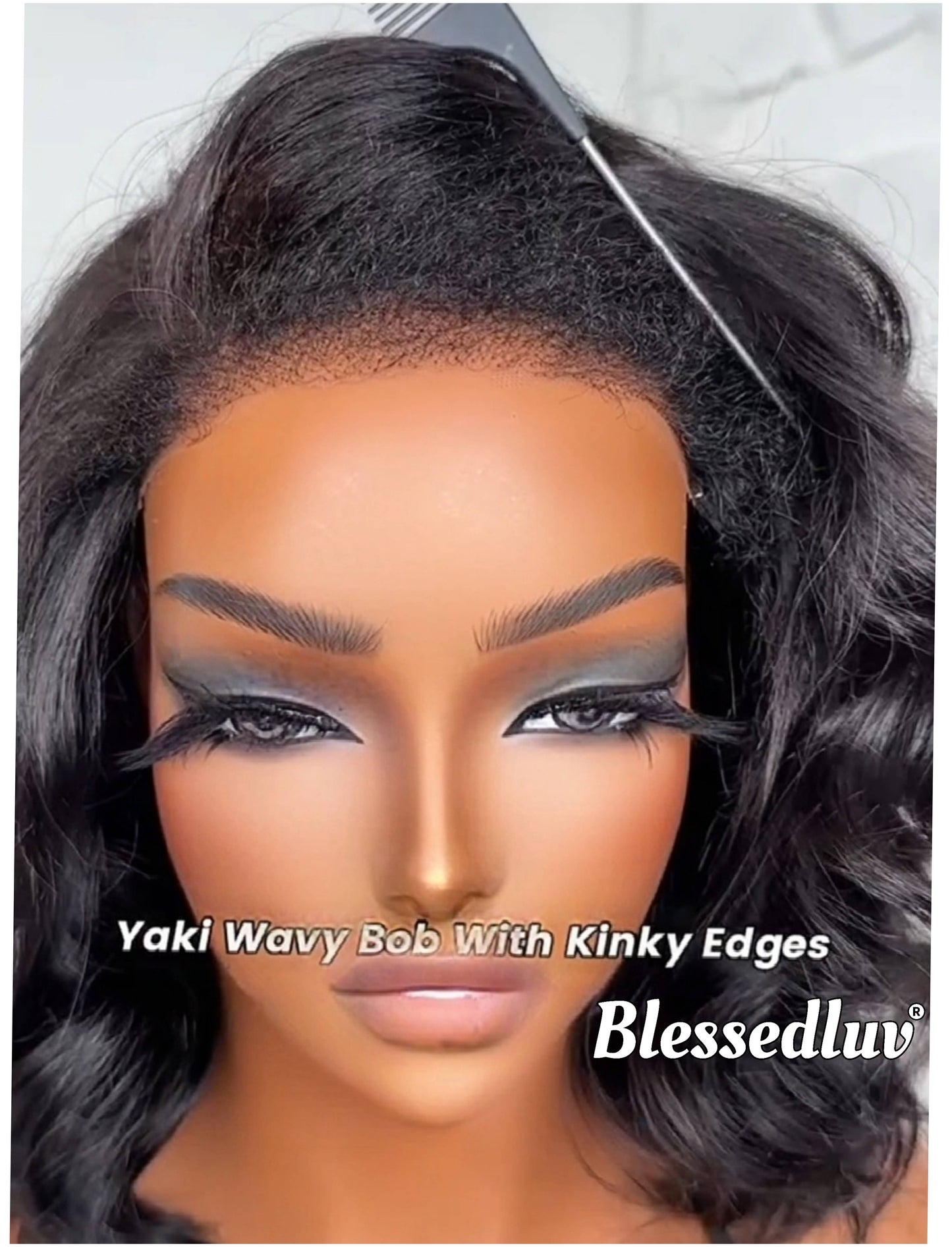 Sharon - 4C Texture Ventilated Bob Wig-Blessedluv.com-Brazilianweave.com