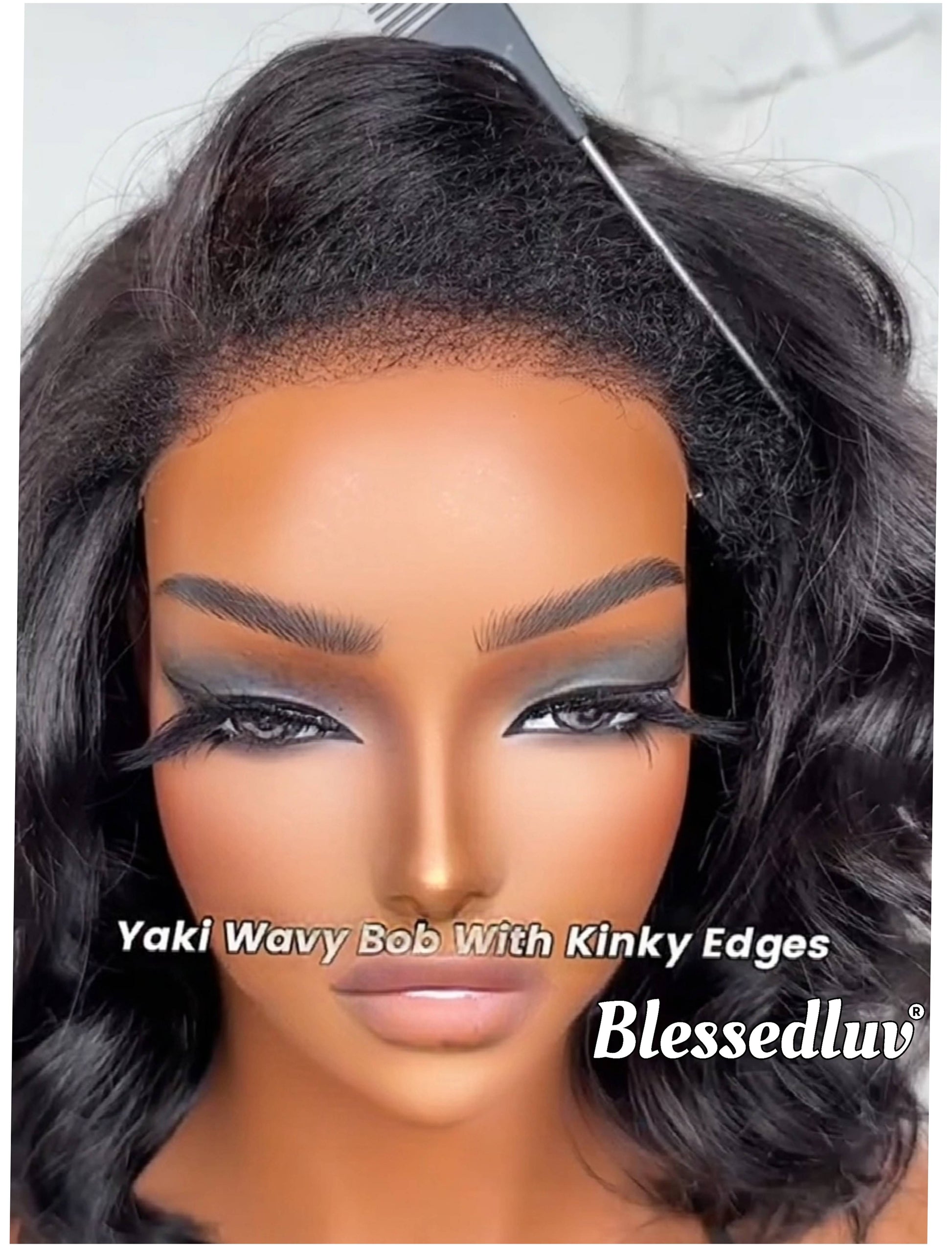 Sharon - 4C Texture Ventilated Bob Wig-Blessedluv.com-Brazilianweave.com