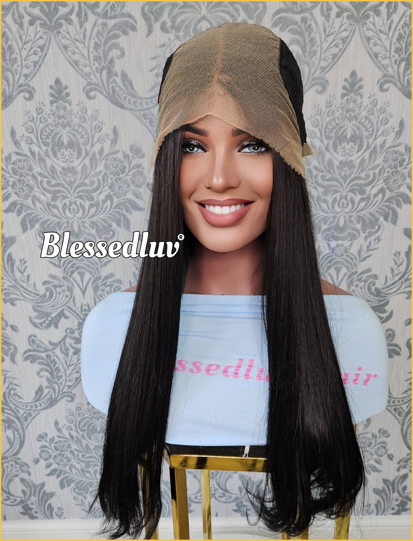 Brielle – 13x6 Premium Human Hair Blend Wig-Wig-Blessedluv.com-Brazilianweave.com
