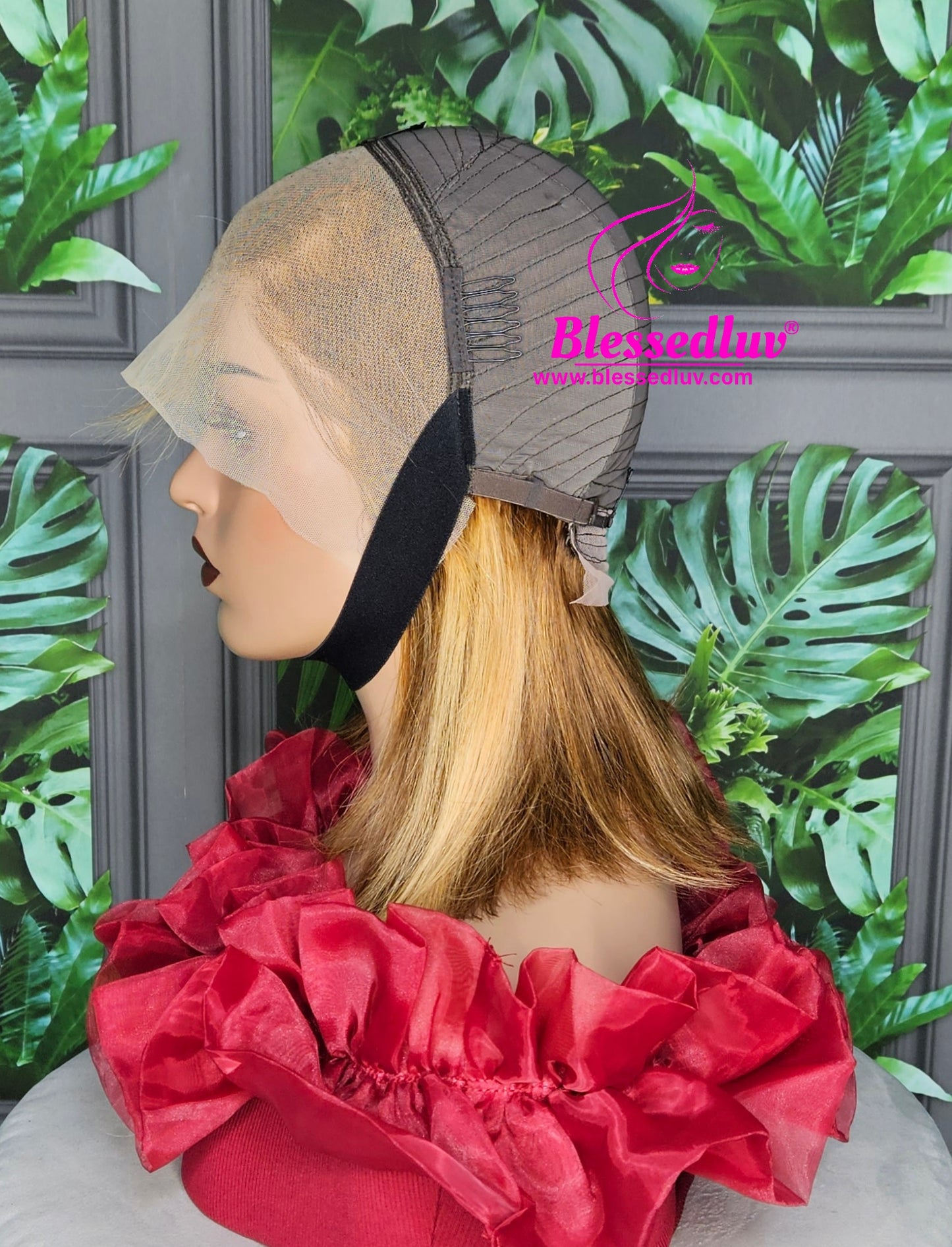 Sunny - Blonde Highlights Custom Frontal Wig-Wig-Blessedluv.com-Brazilianweave.com