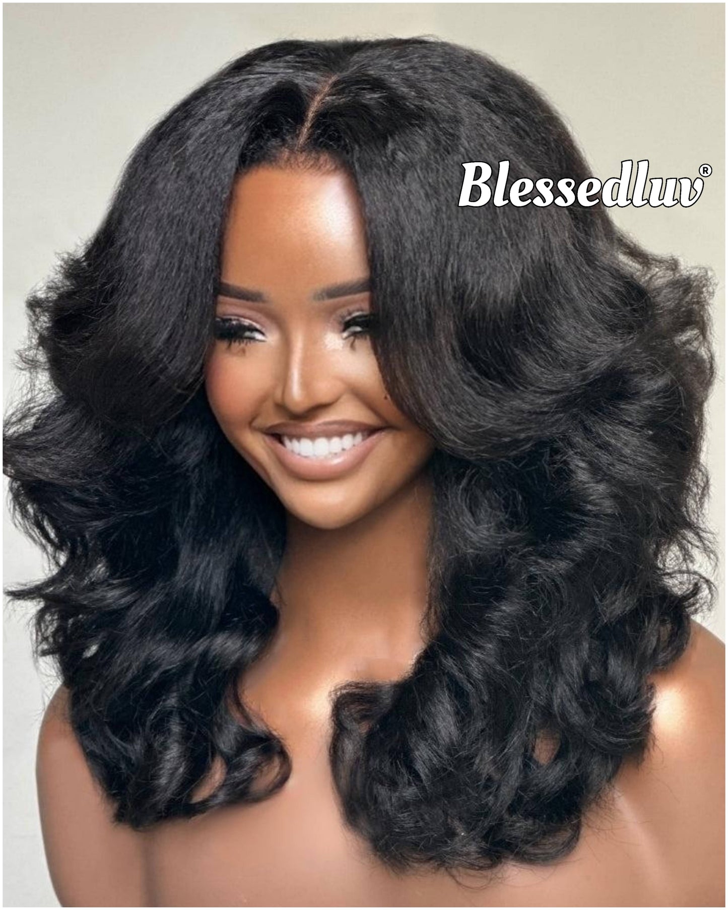 Mary - 4c Texture Ventilated Kinky Wig-Blessedluv.com-Brazilianweave.com