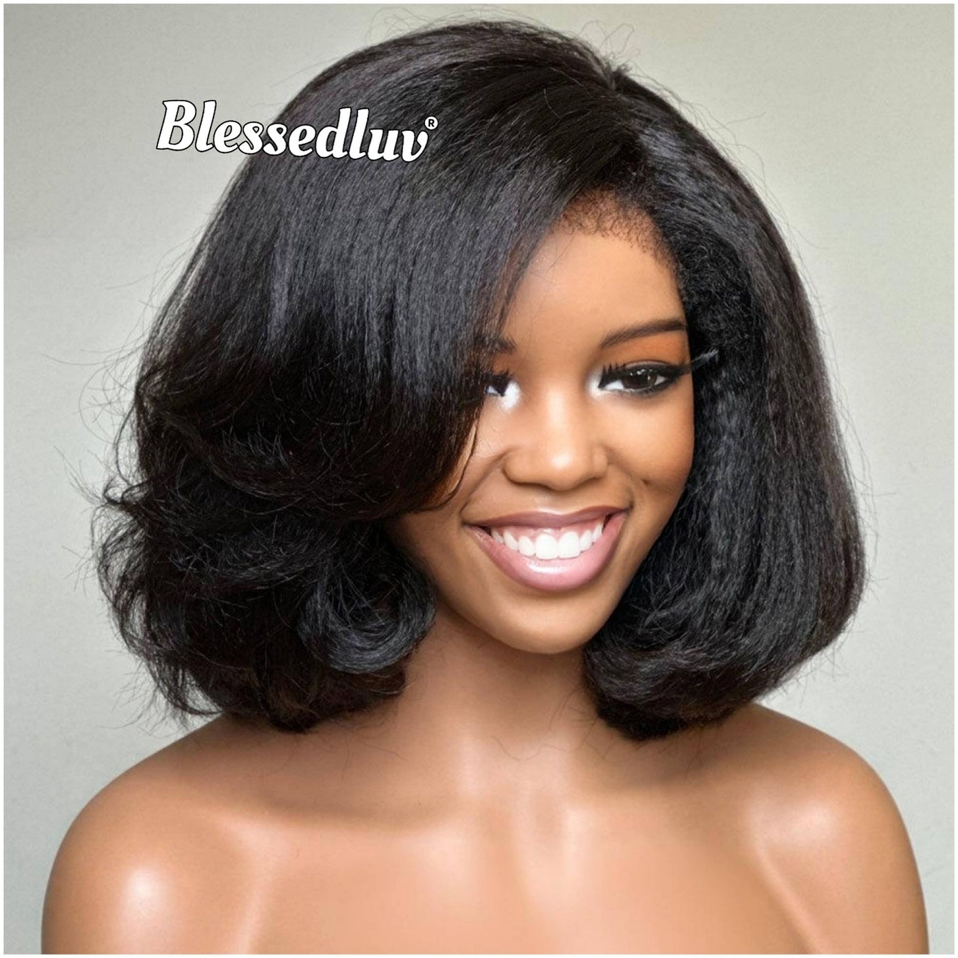 Pauline - 4C Texture Ventilated Bob Wig-Blessedluv.com-Brazilianweave.com