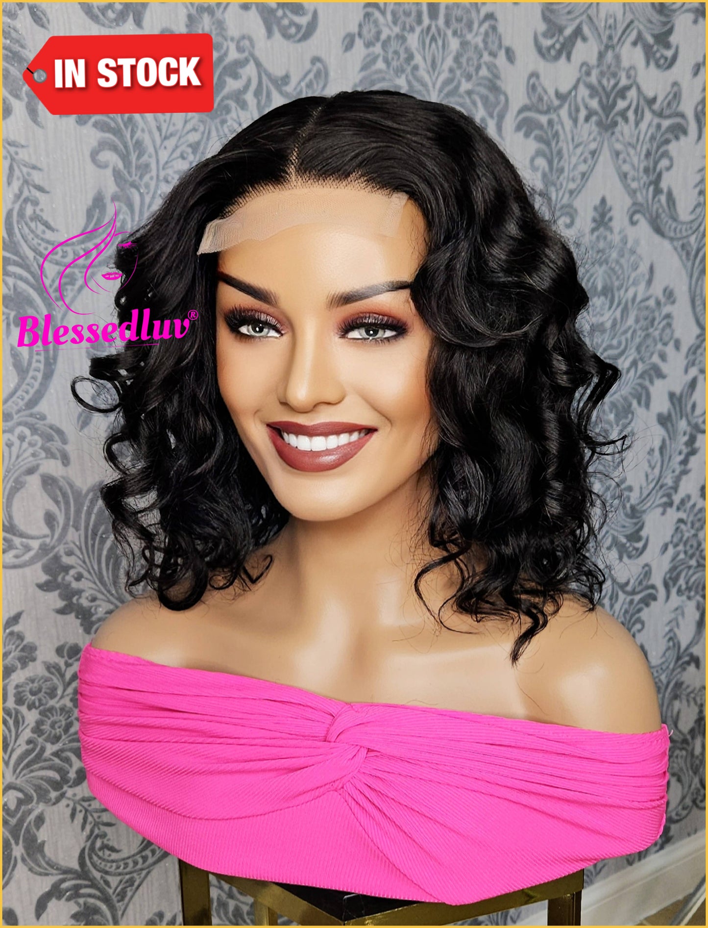 Rayna- HD Lace Curly Closure Wig-WIG-Blessedluv.com-Brazilianweave.com
