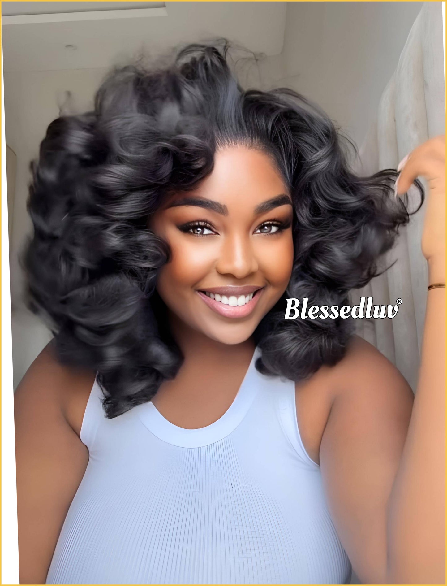 Hope – Premium Human Hair Blend Wig-Wig-Blessedluv.com-Brazilianweave.com
