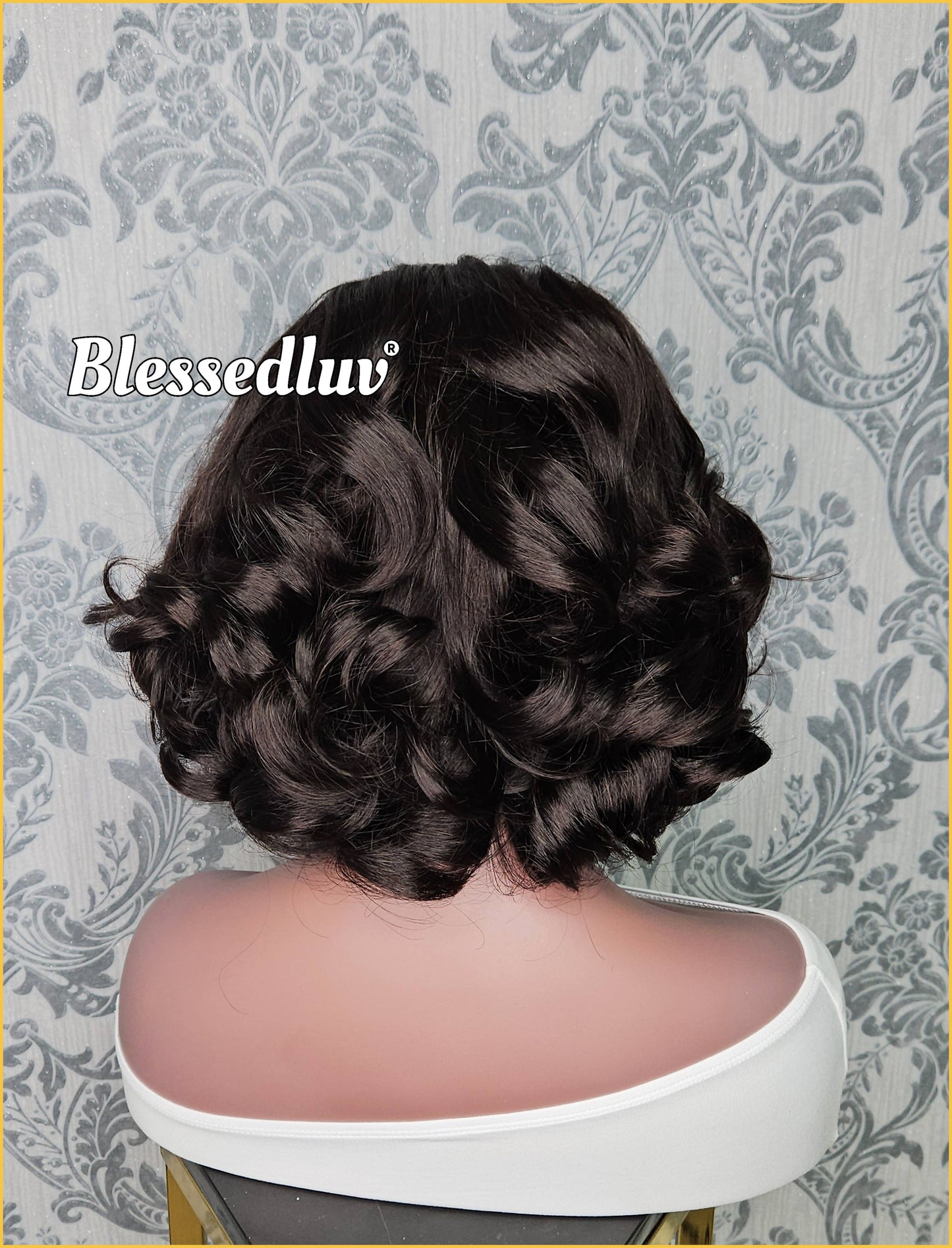 Binta - 250% Density Lace Curly Closure Wig-WIG-Blessedluv.com-Brazilianweave.com