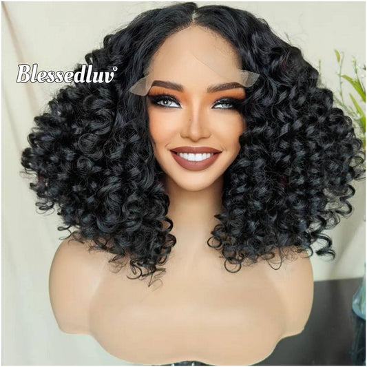 Zuri – Curly Premium Human Hair Blend Wig-Wig-Blessedluv.com-Brazilianweave.com