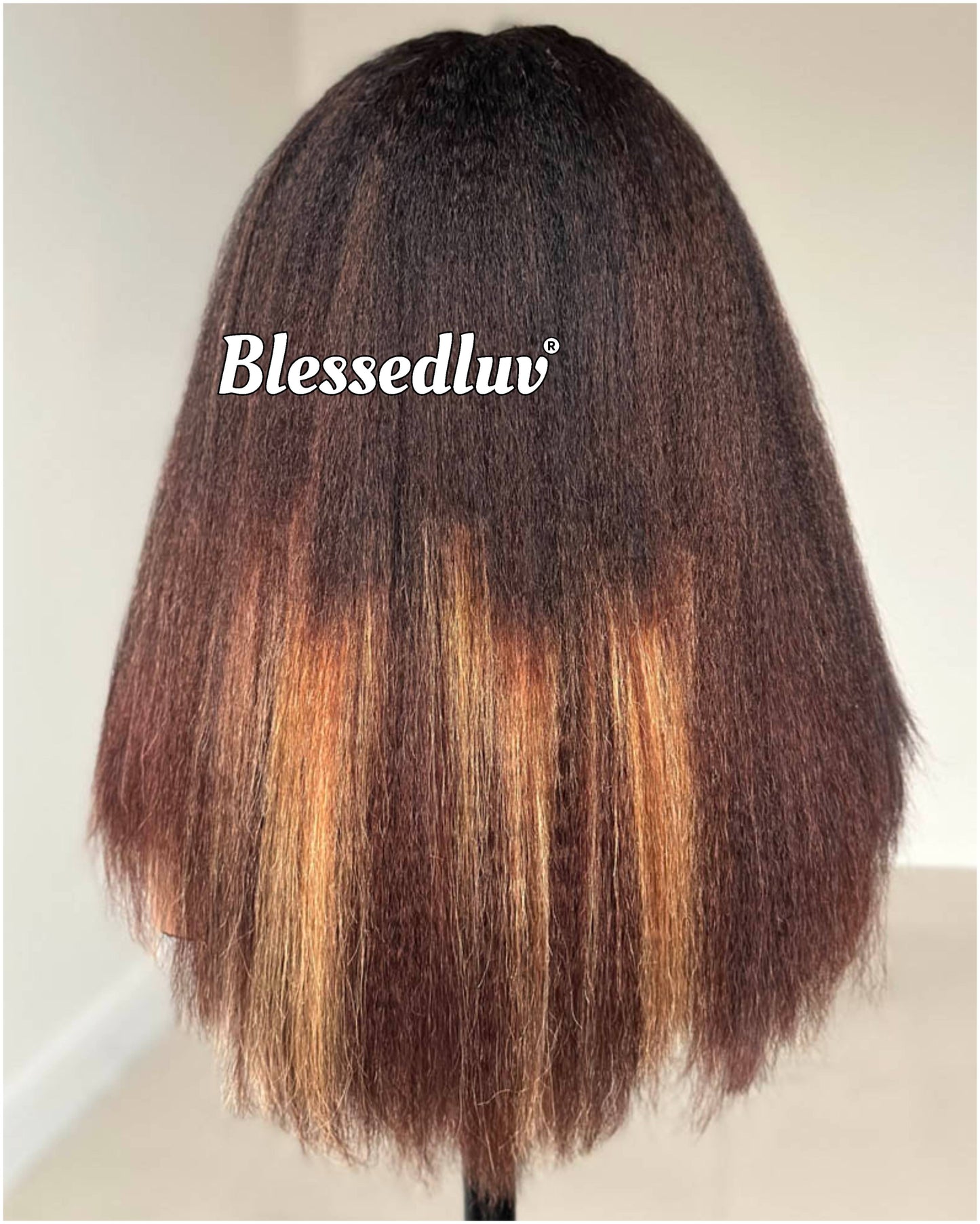 Gloria - 4c Texture Ventilated Kinky Wig-Blessedluv.com-Brazilianweave.com