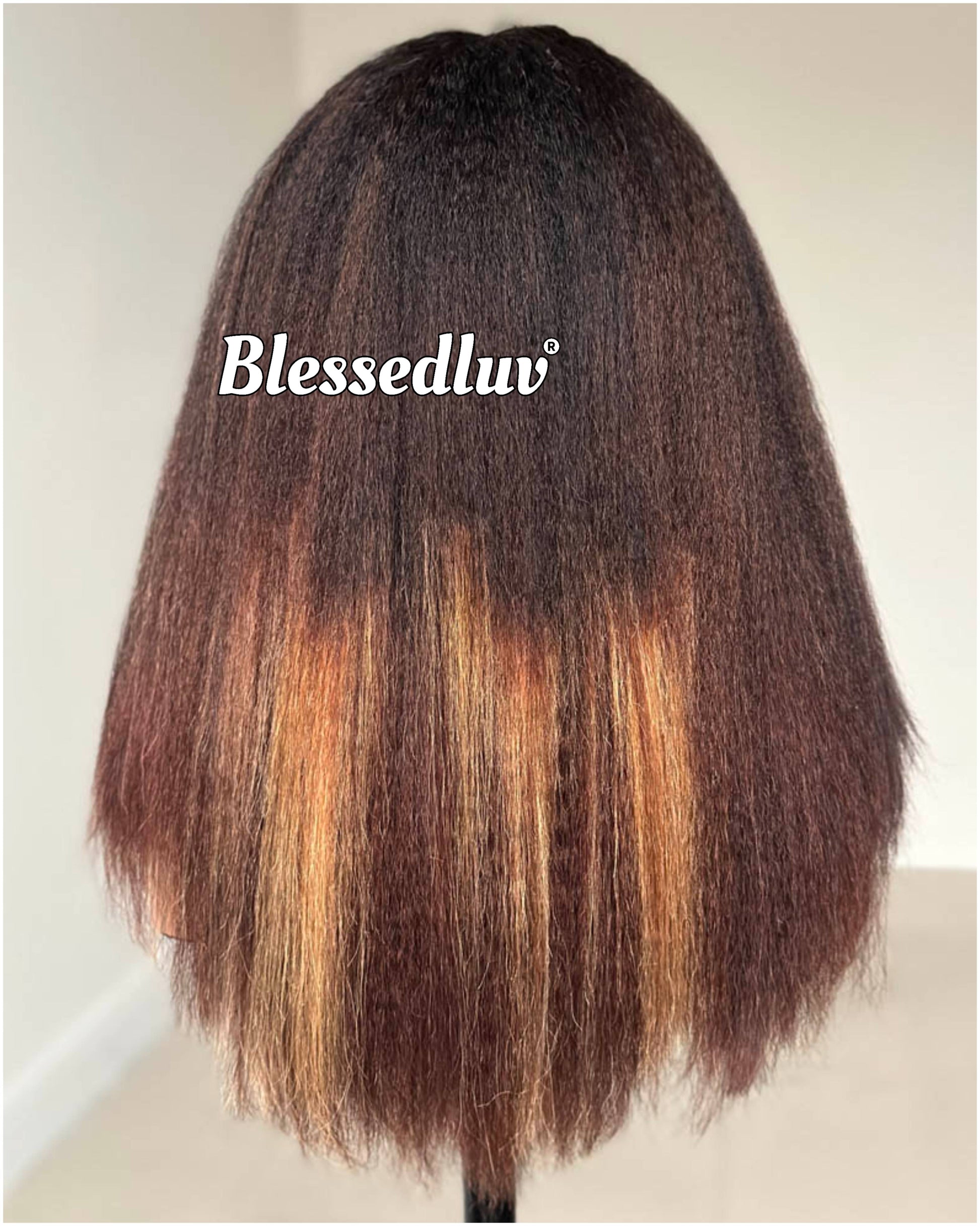 Gloria - 4c Texture Ventilated Kinky Wig-Blessedluv.com-Brazilianweave.com