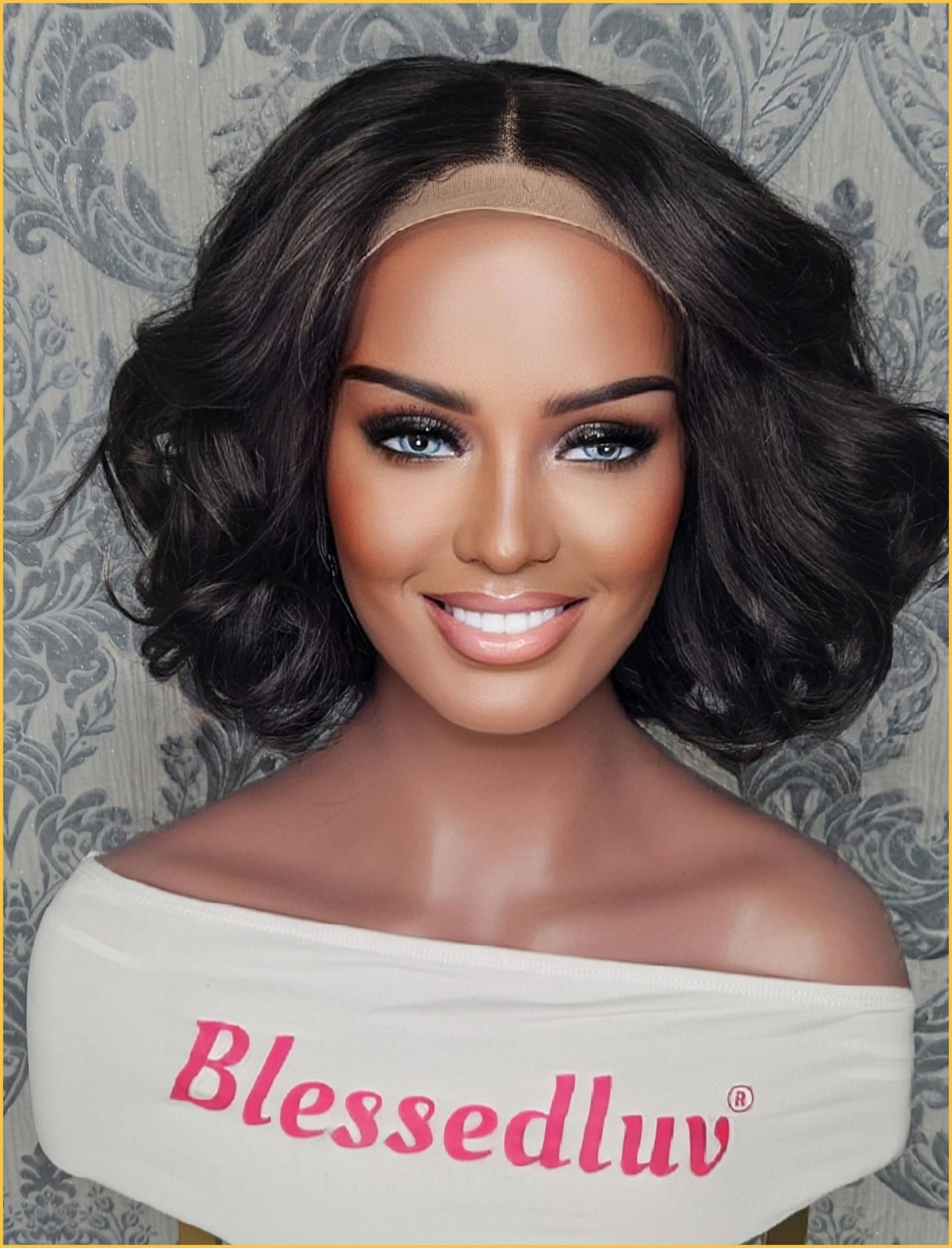 Binta - 250% Density Lace Curly Closure Wig-WIG-Blessedluv.com-Brazilianweave.com