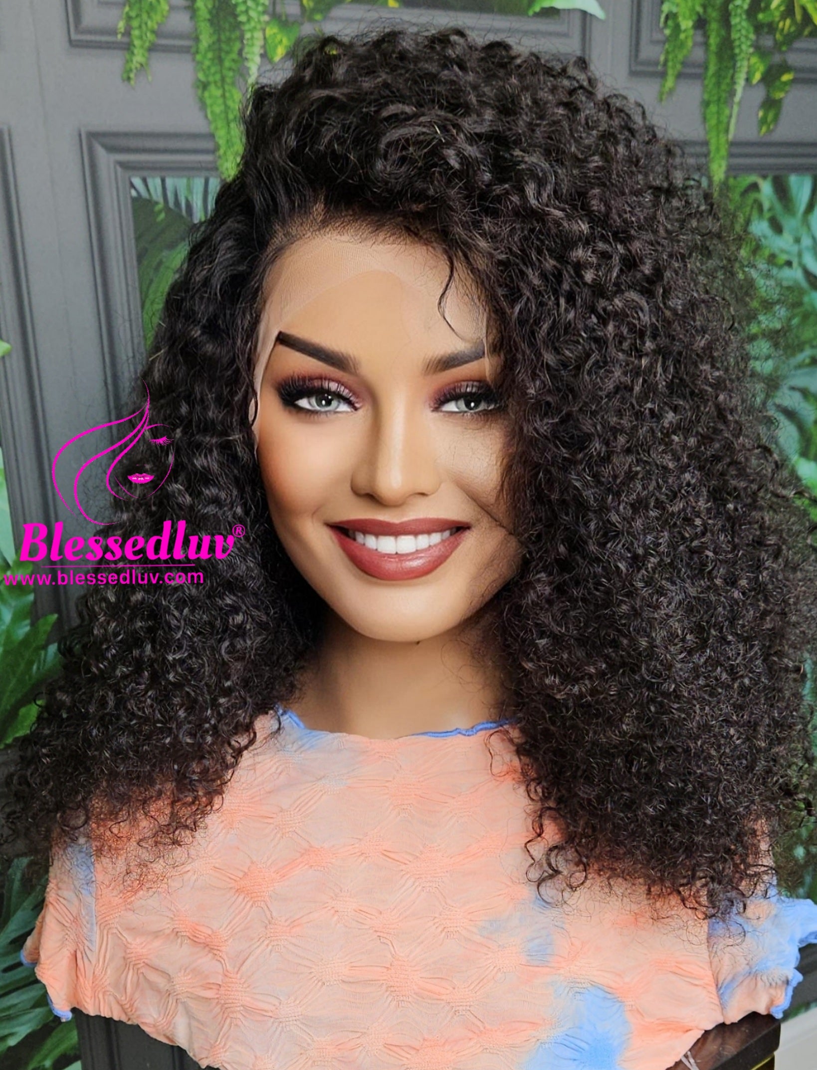 Gabriella 360 Frontal Curly Wig - Affordable Collection - Stock-WIG-Blessedluv.com-Brazilianweave.com