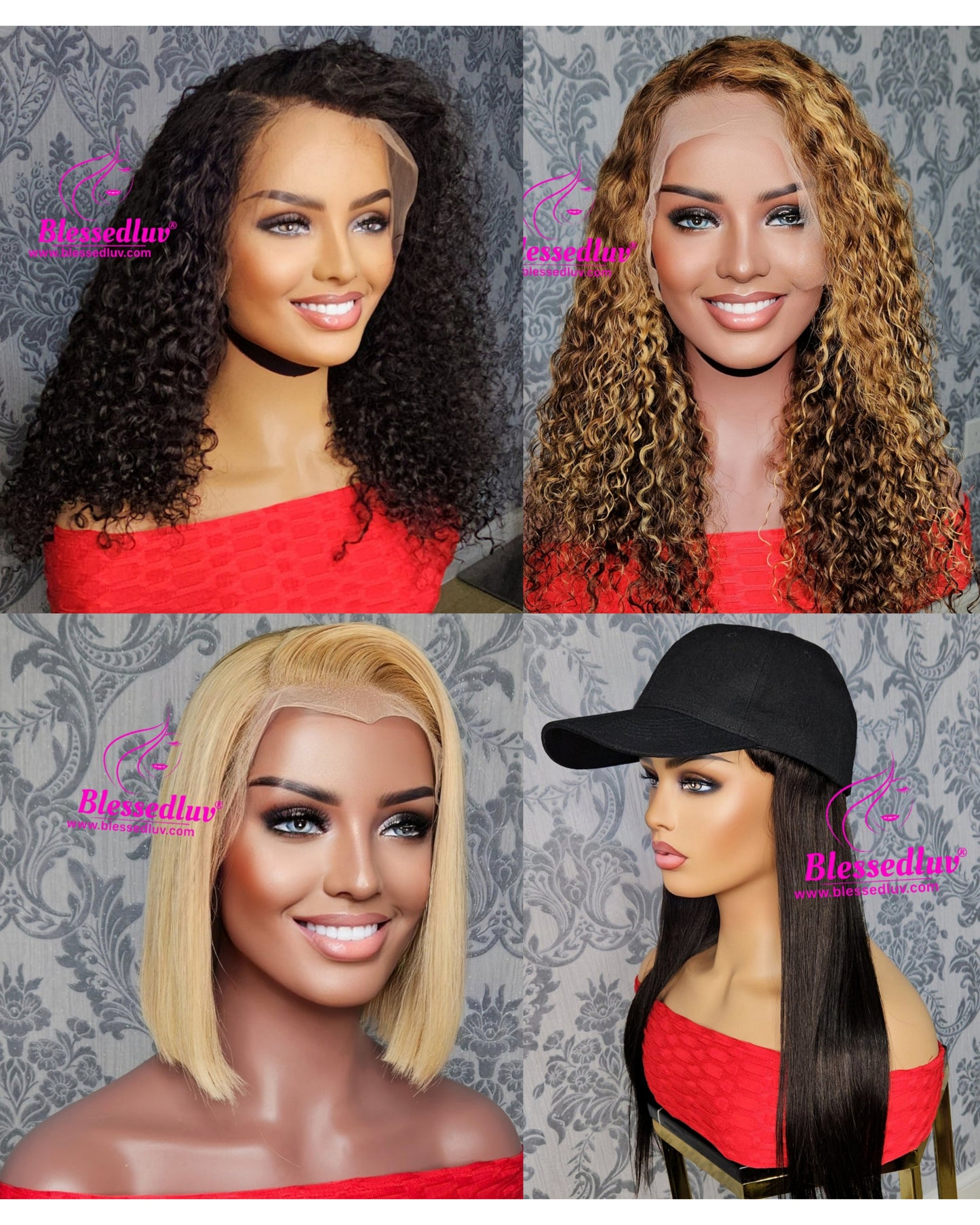 60% OFF Luxury Wigs & Hair Party Sales-Blessedluv.com-Brazilianweave.com