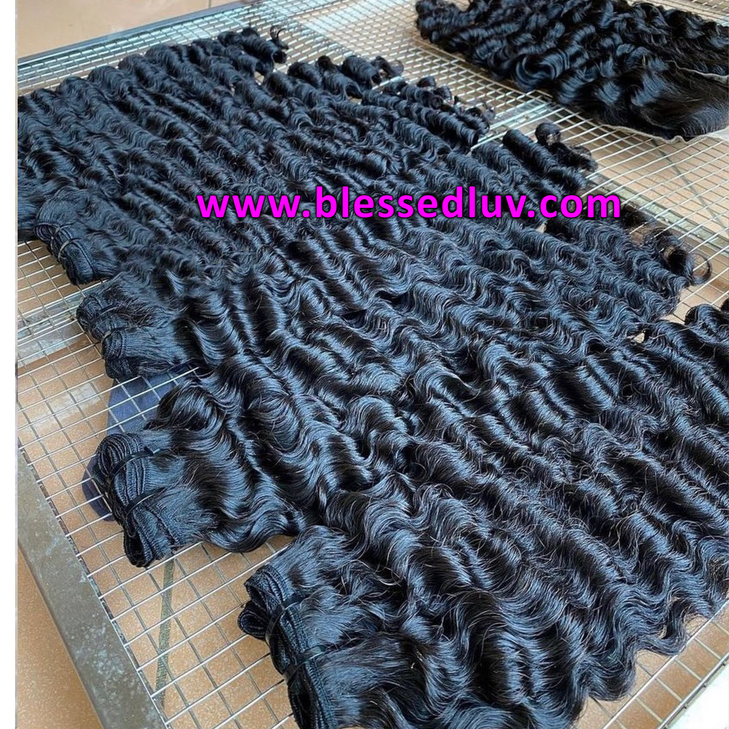 Donor Hair 1 - Luxury Burmese Curly Super Double Drawn - Last 5 Years+ -SALE-Hair Extensions-www.blessedluv.com-Brazilianweave.com