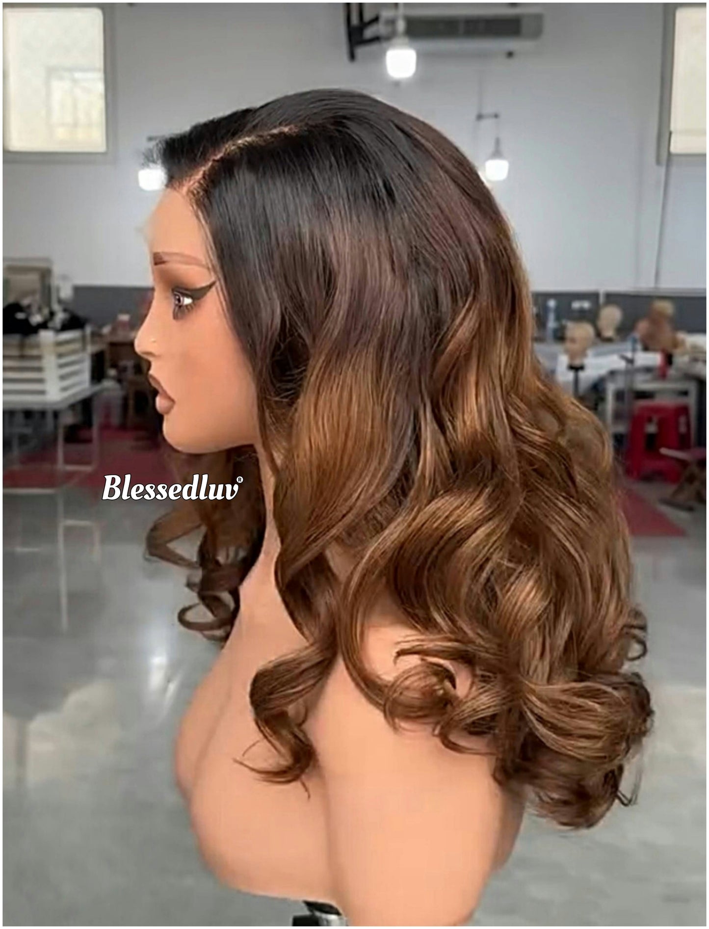 Alisha – Light Brown Shade Custom Wig | Choose Lagos or Standard Hairline
