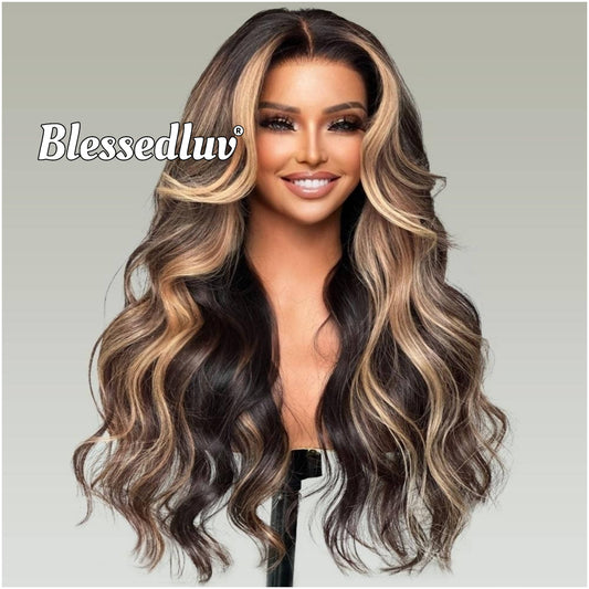 Bella – Glueless Layered HD 7x5 Closure Lace Wig in Balayage, Ready to Wear-Blessedluv.com-Brazilianweave.com
