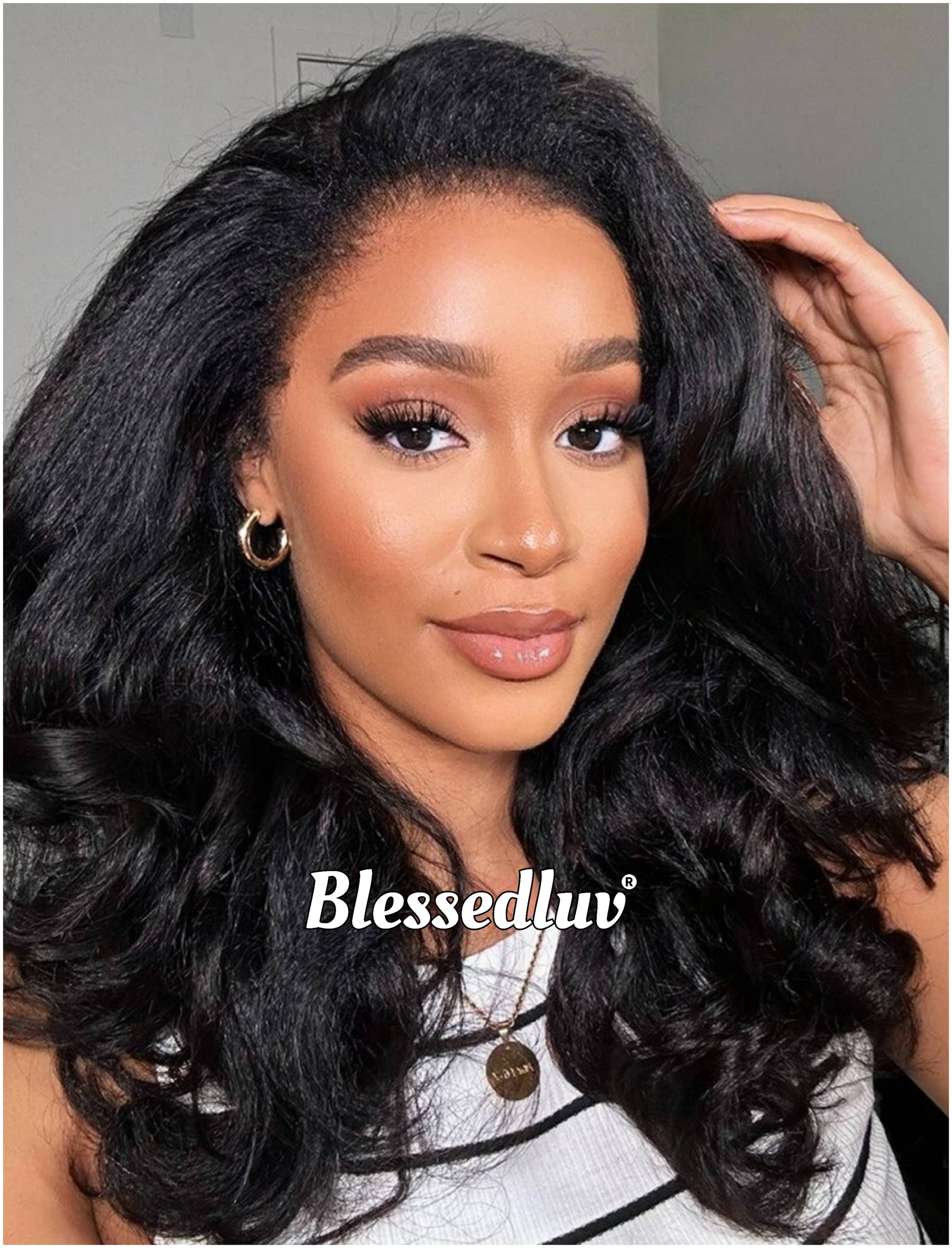 Abiola - 4c Texture Ventilated Kinky Wig-Blessedluv.com-Brazilianweave.com