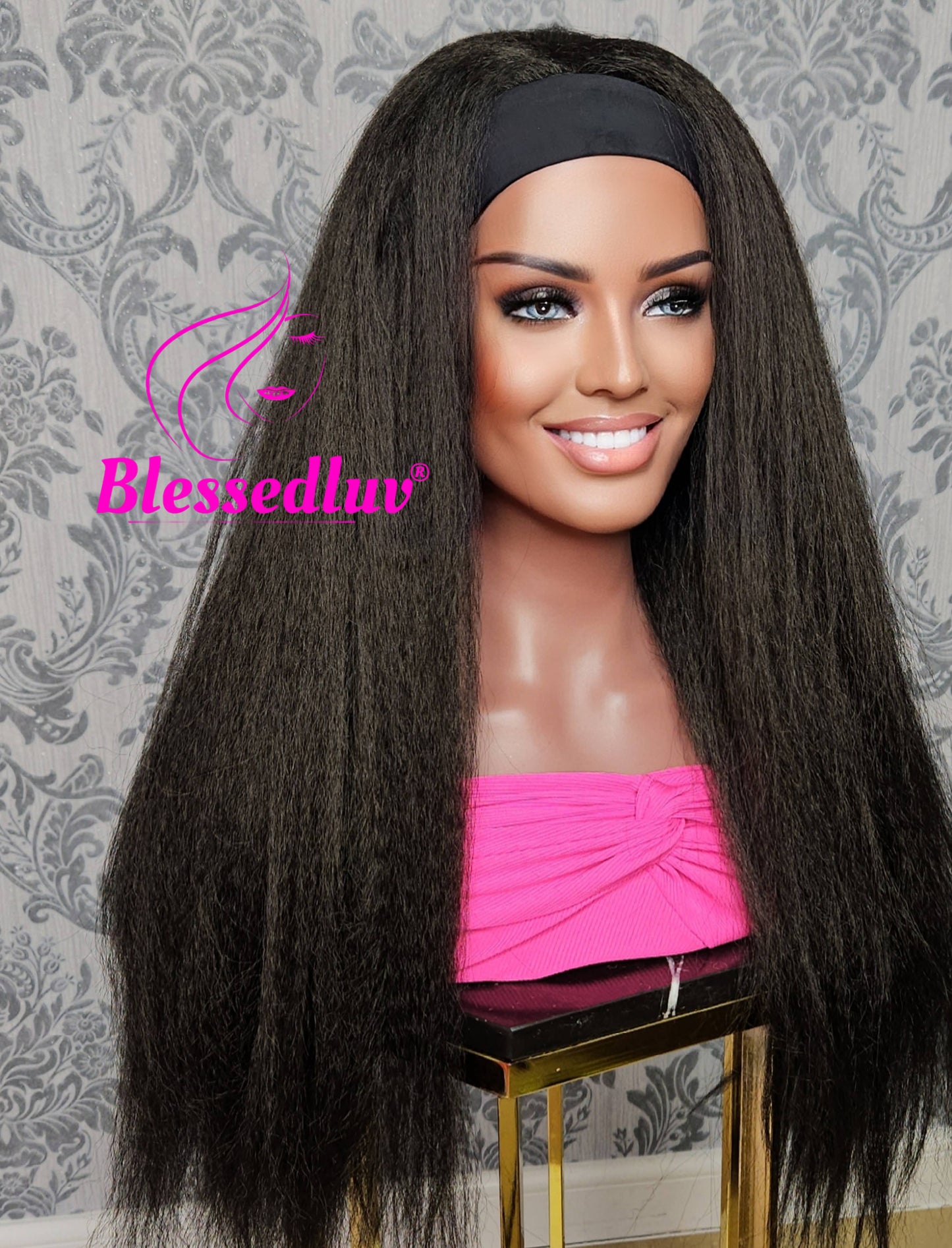 3-in-1 Wig Yaki & Glueless Frontal- Wear & Go-Blessedluv.com-Brazilianweave.com