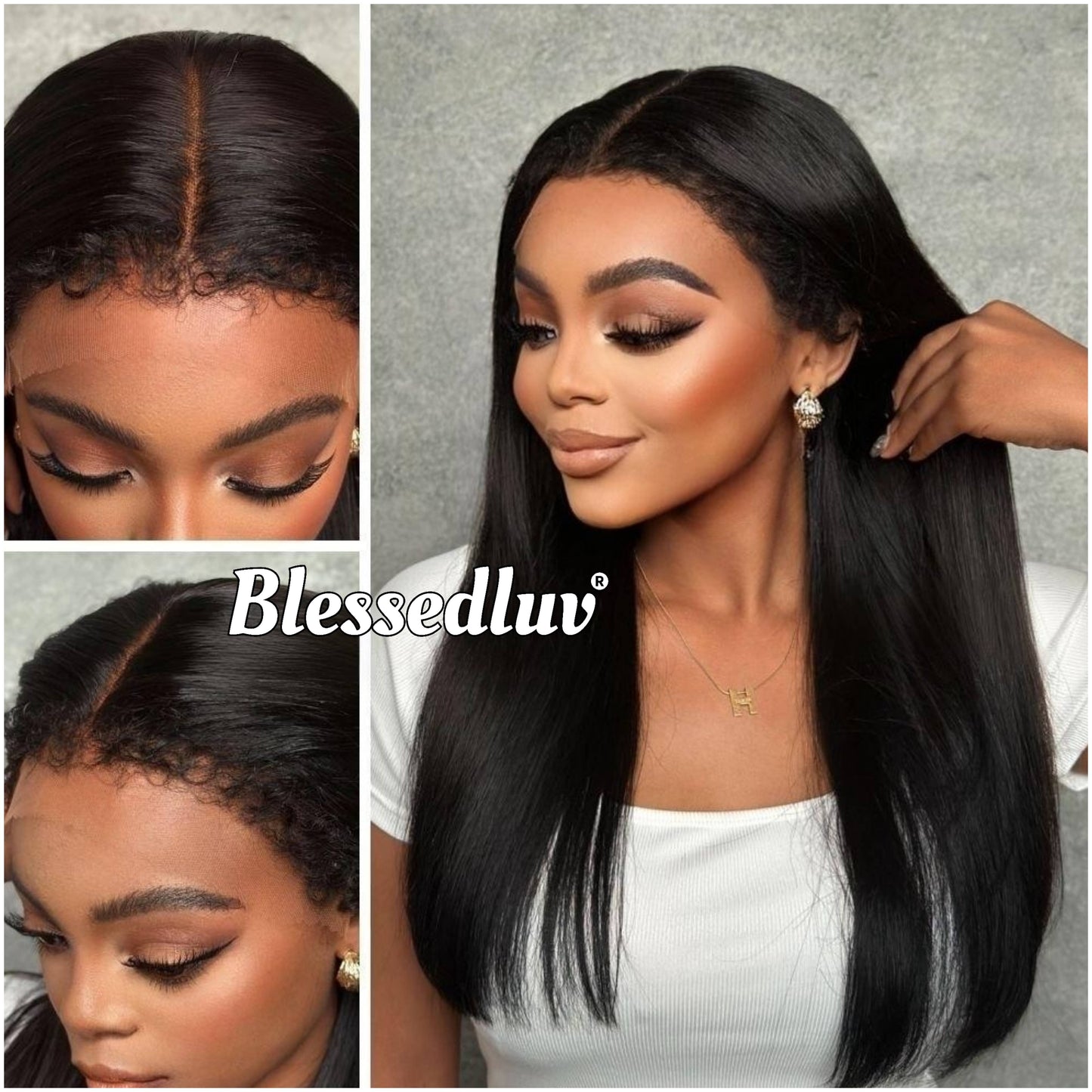 Eliza - 3c Texture Edges Ventilated Wig-Blessedluv.com-Brazilianweave.com