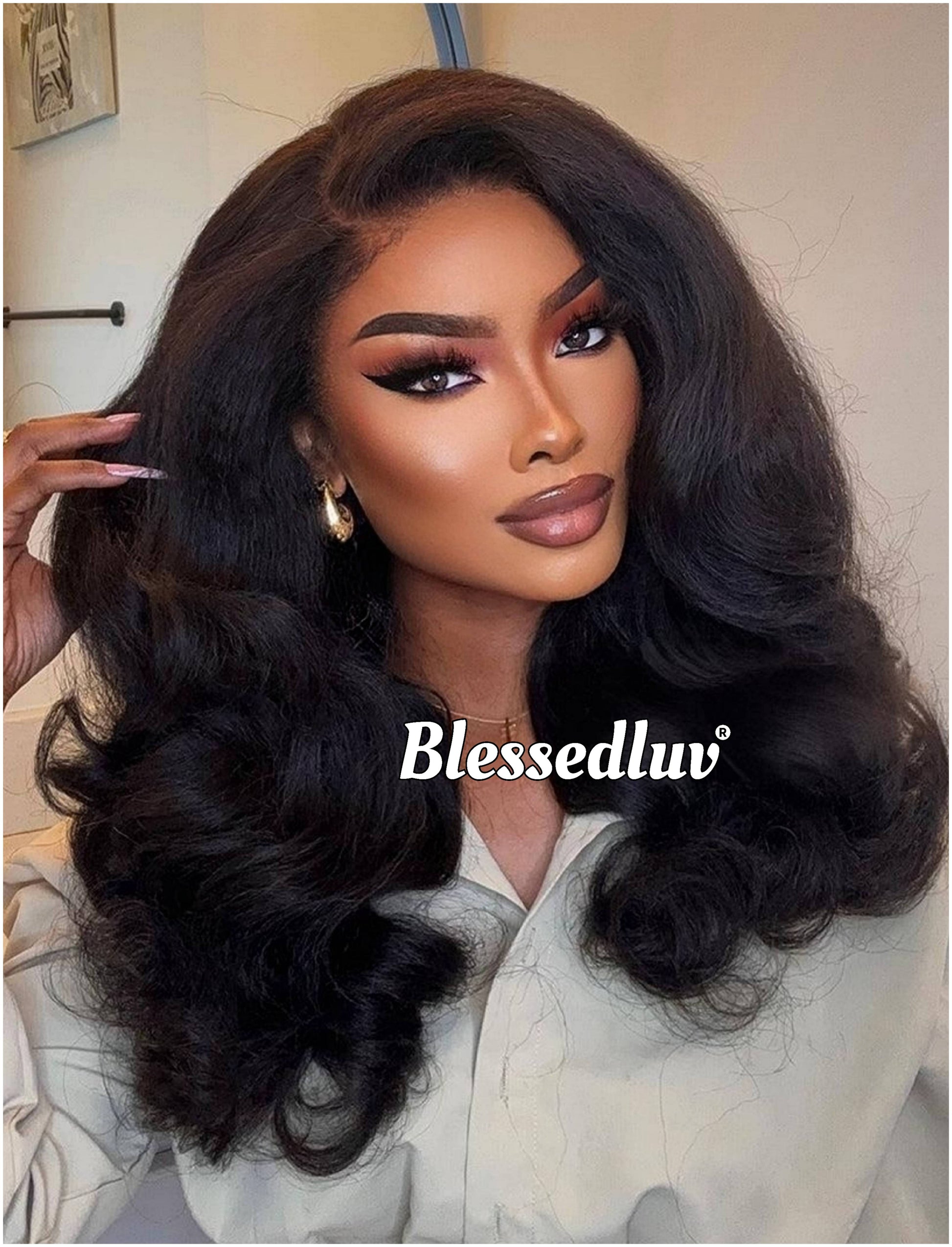 Abiola - 4c Texture Ventilated Kinky Wig-Blessedluv.com-Brazilianweave.com