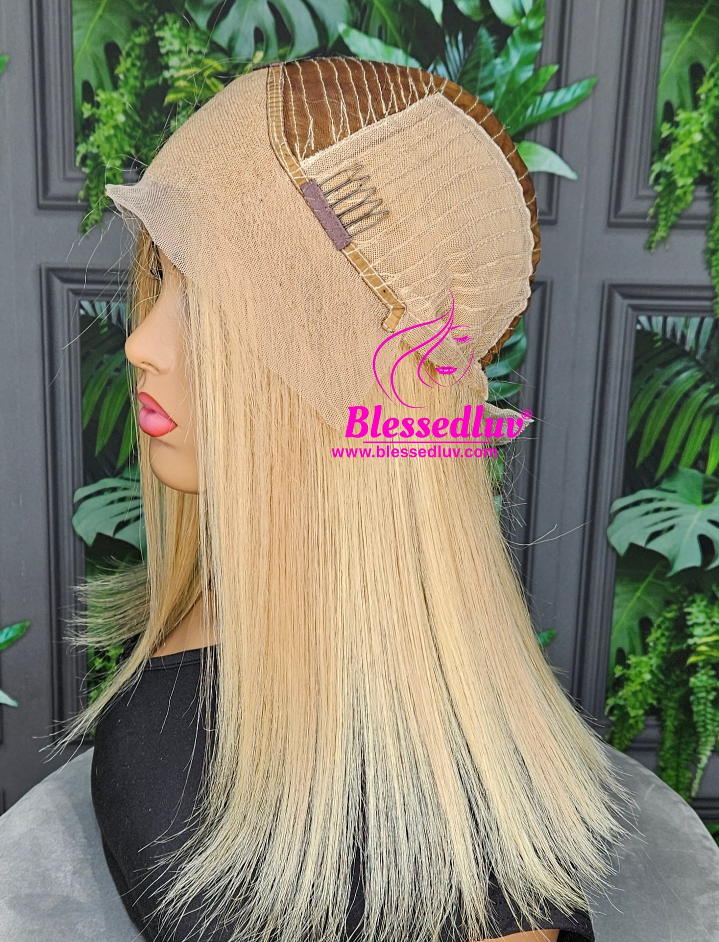 Carlie - Blonde Frontal Bob Wig - SALE-Wigs-www.blessedluv.com-Brazilianweave.com