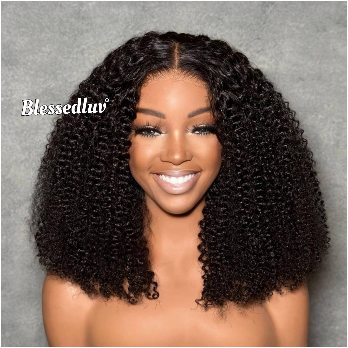 Joy - Kinky Texture Ventilated Glueless Wig-Blessedluv.com-Brazilianweave.com