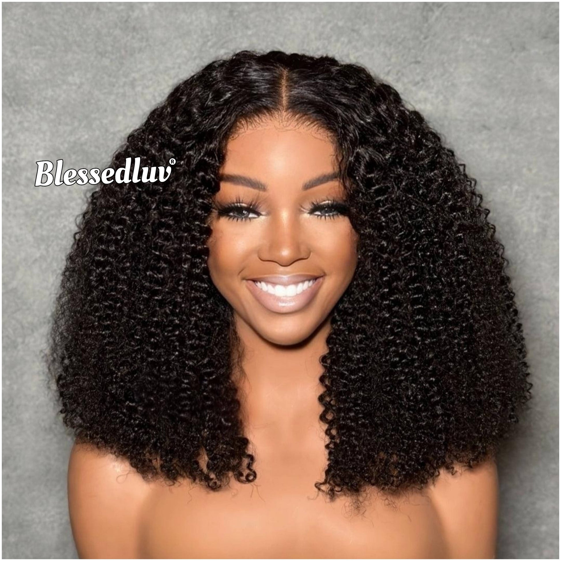 Joy - Kinky Texture Ventilated Glueless Wig-Blessedluv.com-Brazilianweave.com