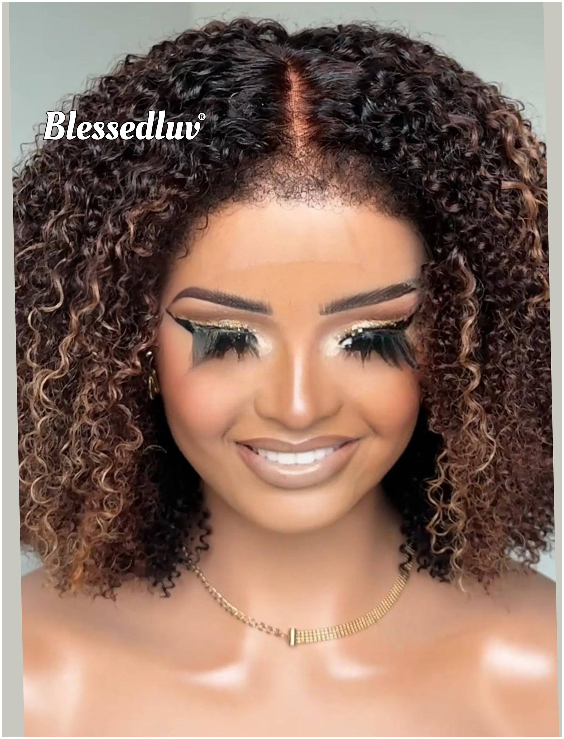 Mercy - Curly Texture Ventilated Kinky Wig-Blessedluv.com-Brazilianweave.com