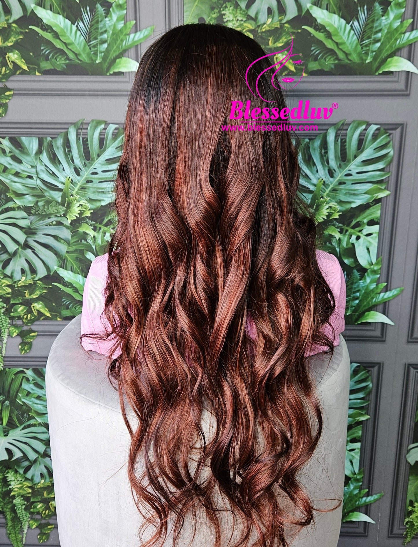 Mia - Ombré Frontal Wig Brazilian Hair-Wigs-www.blessedluv.com-Brazilianweave.com