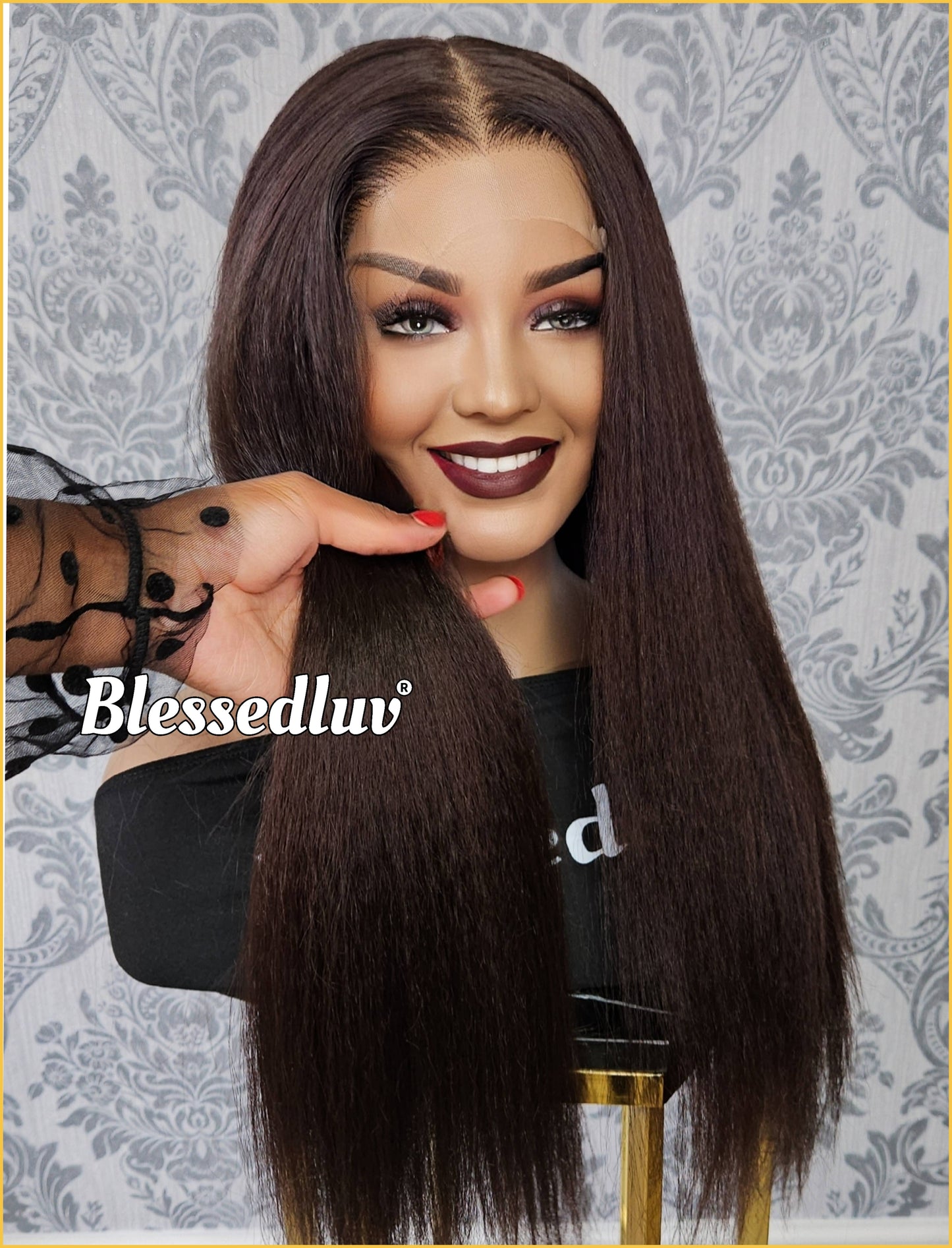 Chichi – 13x6 Premium Human Hair Blend Wig-Wig-Blessedluv.com-Brazilianweave.com