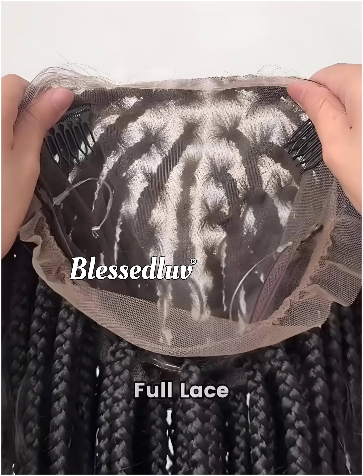 Fola- Boho Knotless Braids Full Lace HD Wig – Adjustable Drawstring Fit-Wig-Blessedluv.com-Brazilianweave.com