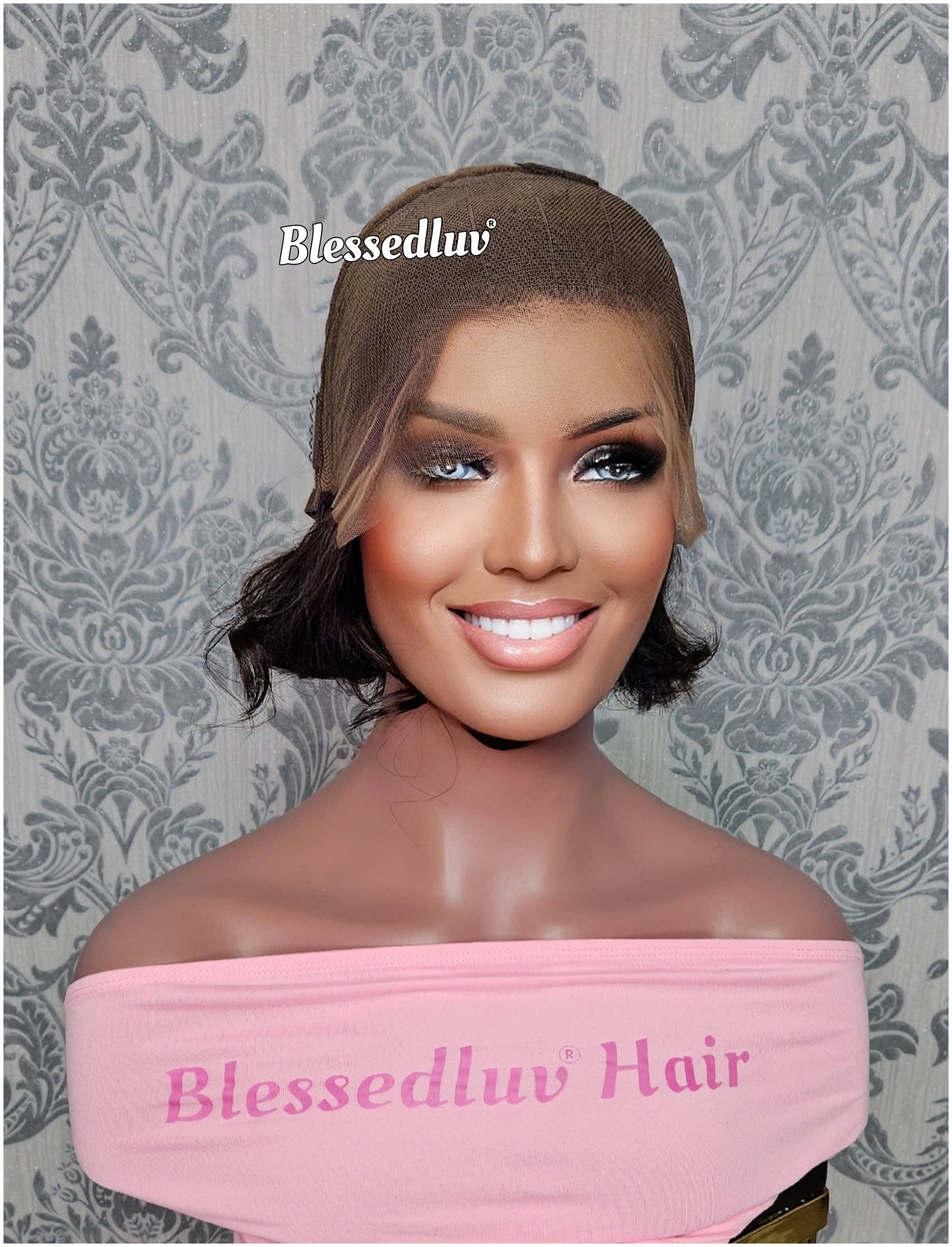 Rachel - Silky Yaki Glueless Lace Frontal Wig-Wig-Blessedluv.com-Brazilianweave.com