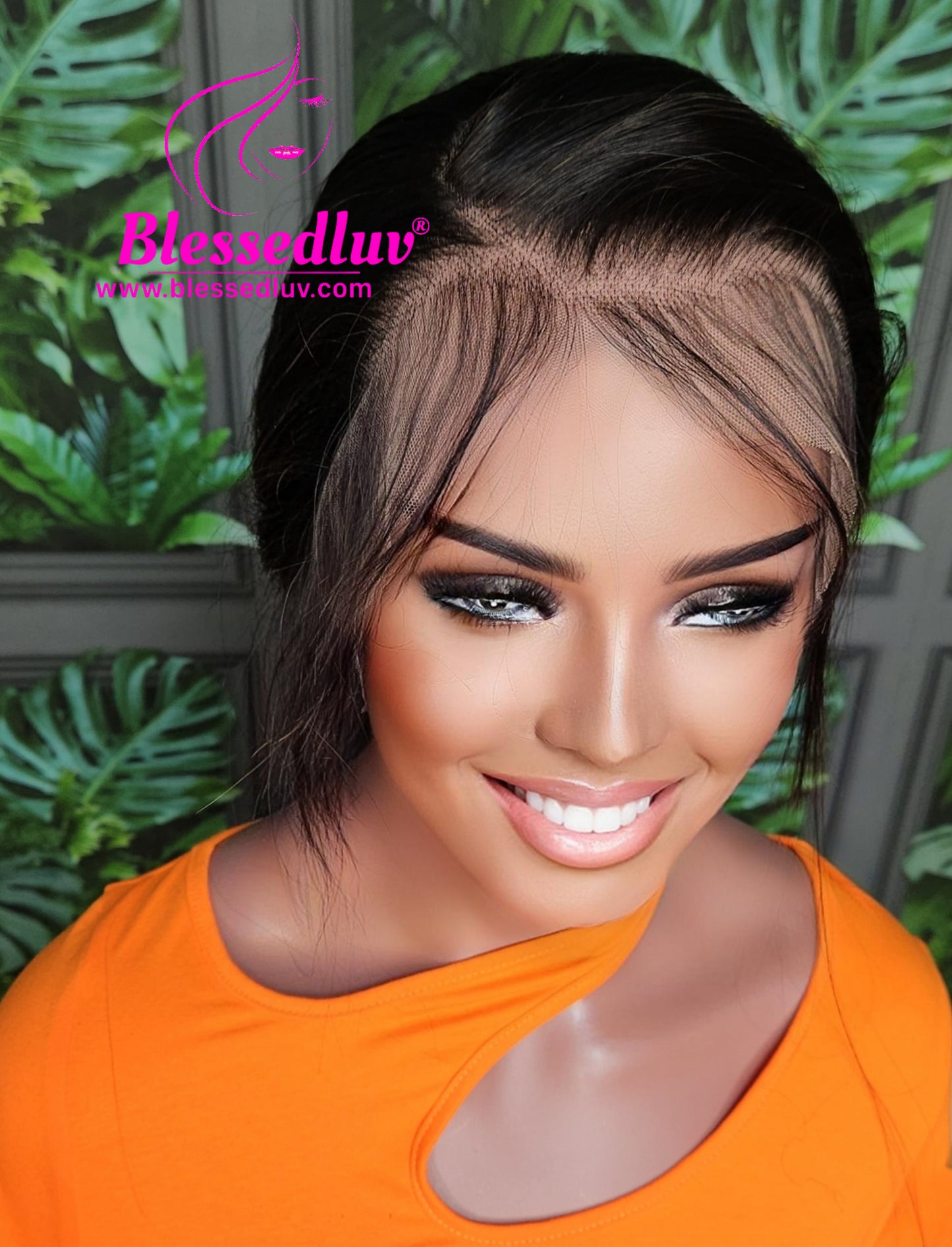 Kehinde - Glueless Silky Straight Double Drawn Frontal Wig Sale-WIG-Blessedluv.com-Brazilianweave.com