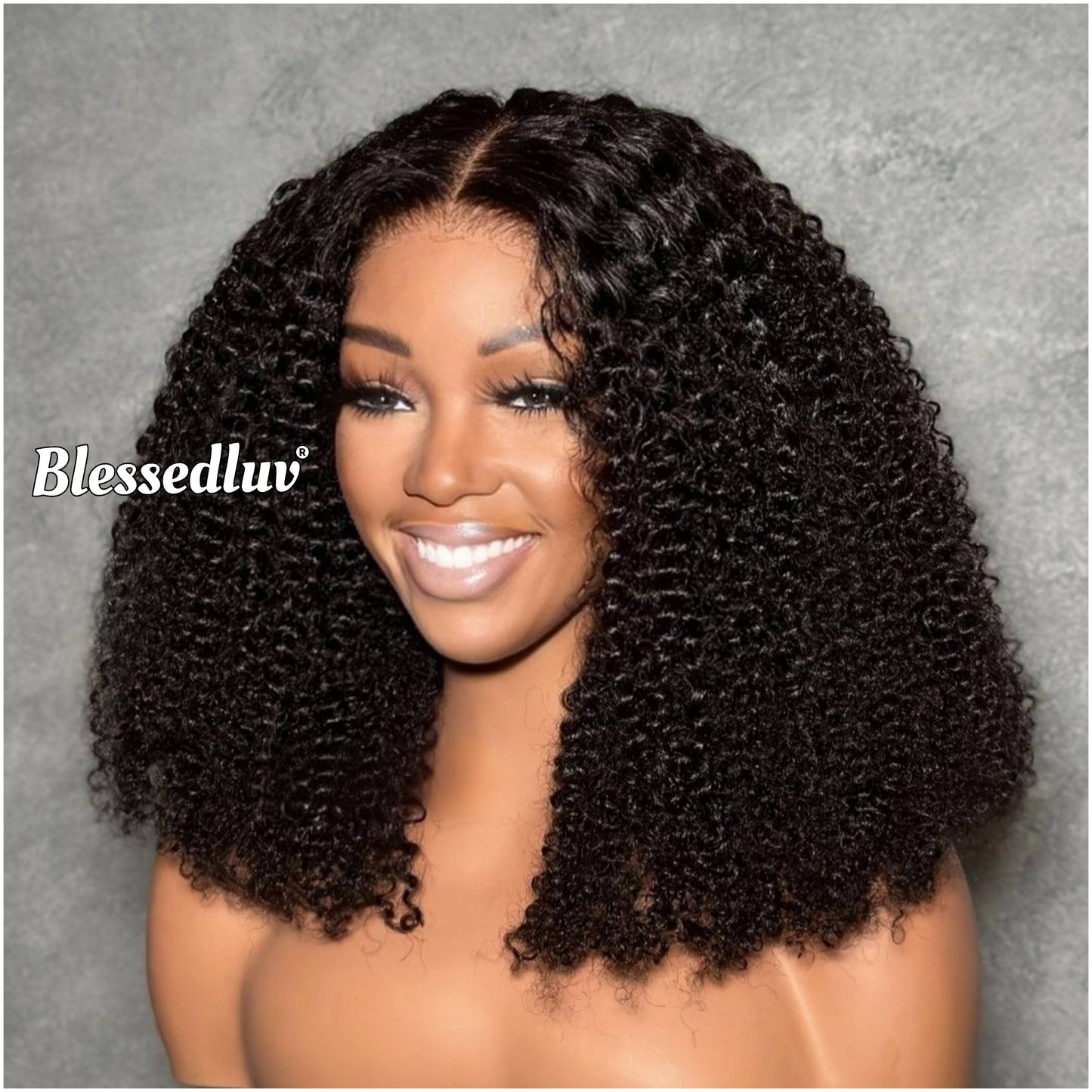 Joy - Kinky Texture Ventilated Glueless Wig-Blessedluv.com-Brazilianweave.com