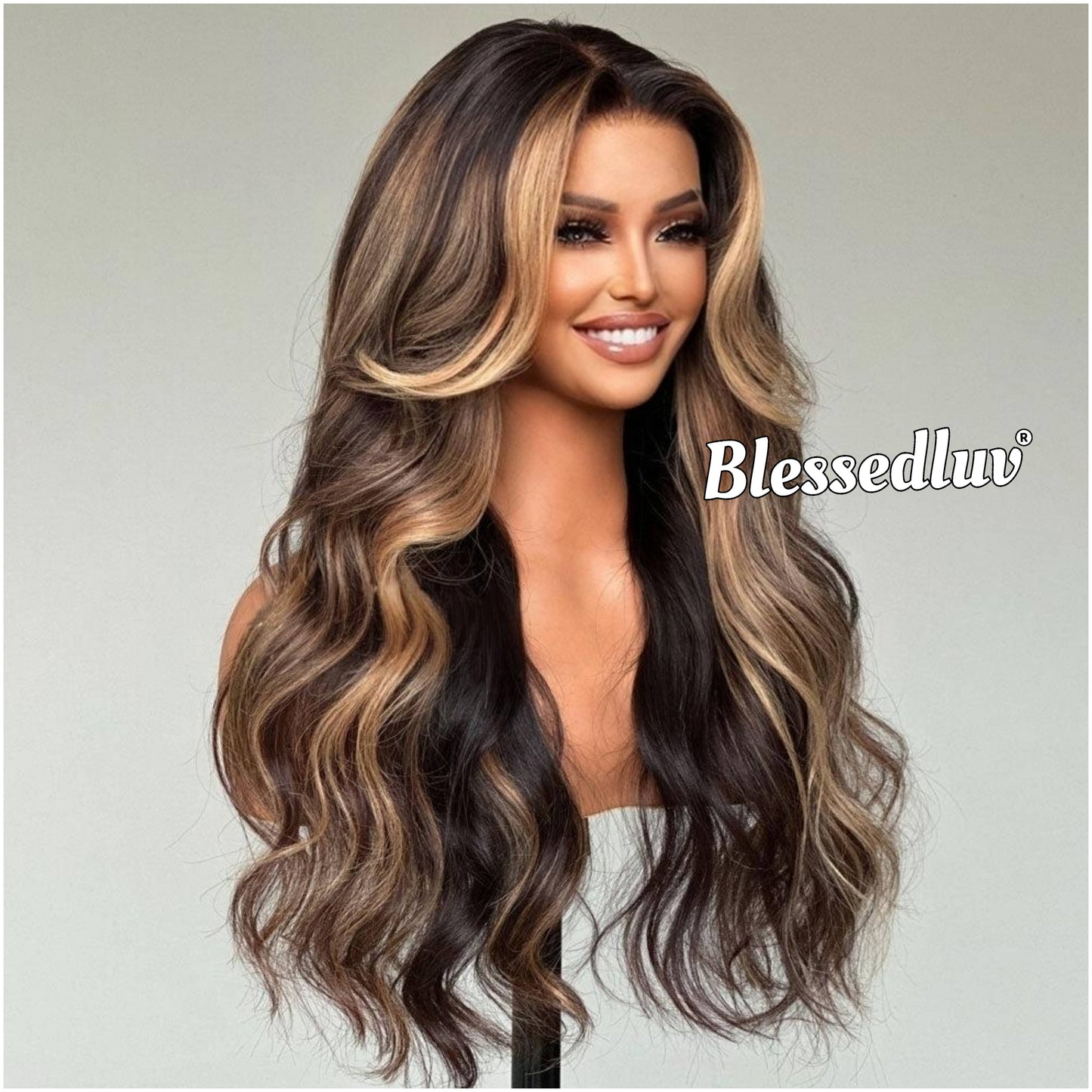 Bella – Glueless Layered HD 7x5 Closure Lace Wig in Balayage, Ready to Wear-Blessedluv.com-Brazilianweave.com