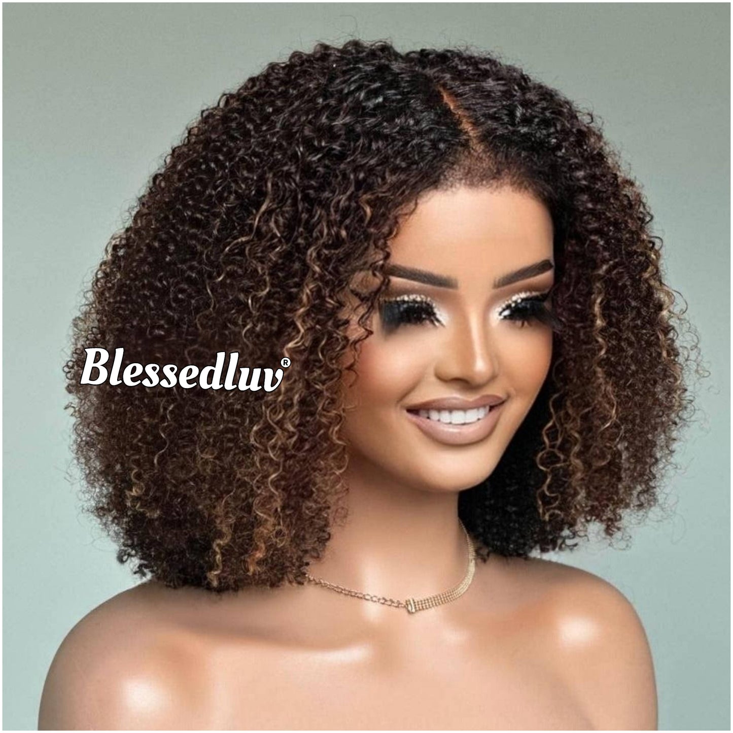 Mercy - Curly Texture Ventilated Kinky Wig-Blessedluv.com-Brazilianweave.com