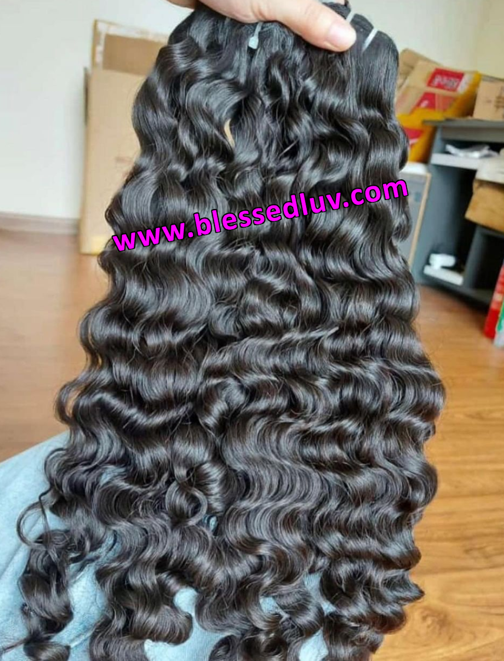 Donor Hair 1 - Luxury Burmese Curly Super Double Drawn - Last 5 Years+ -SALE-Hair Extensions-www.blessedluv.com-Brazilianweave.com