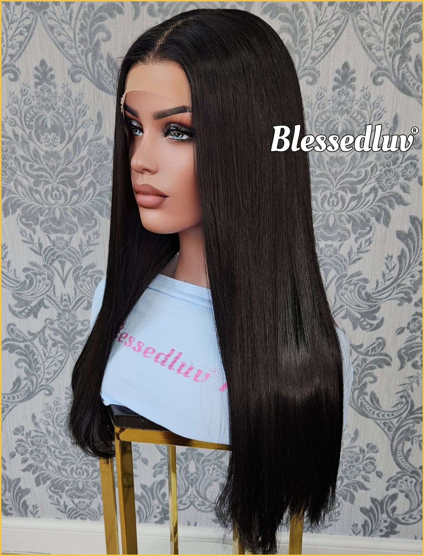 Brielle – 13x6 Premium Human Hair Blend Wig-Wig-Blessedluv.com-Brazilianweave.com